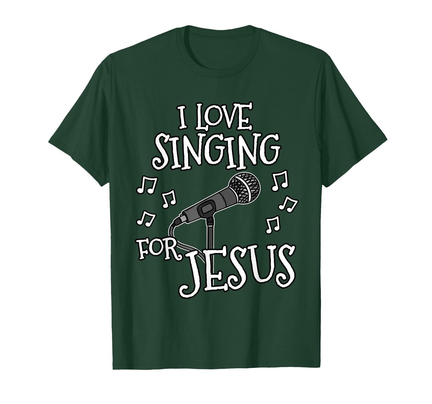 Church Singer, I Love Singing For Jesus, Worship Vocalist T-Shirt