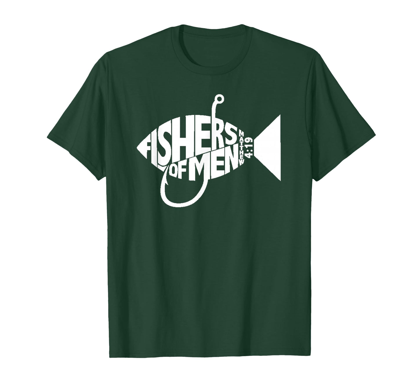 Matching Church Christian Group Bible Verse Fishers of Men T-Shirt