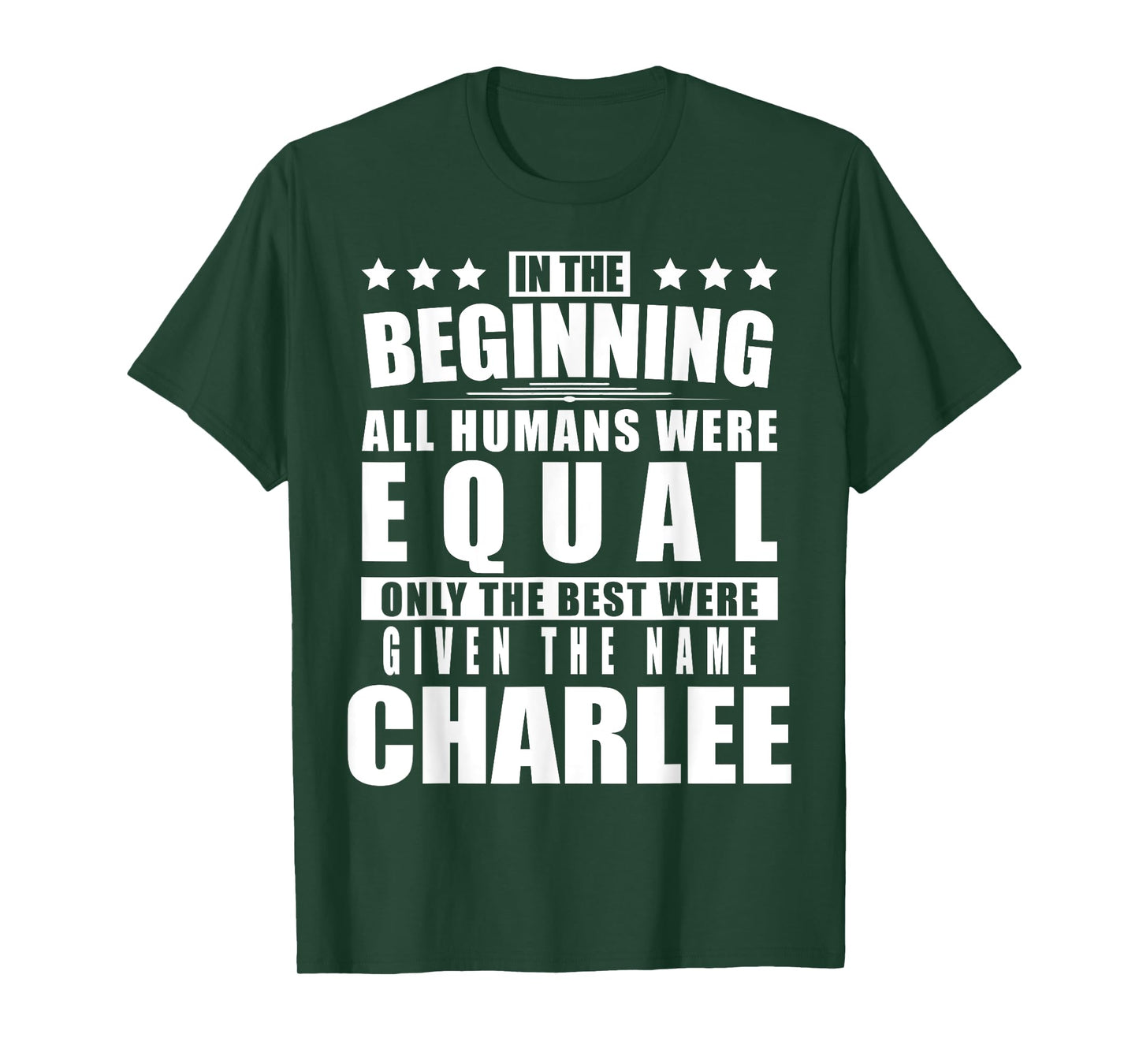 Name Charlee First Name Gifts - Funny Personalized Gift T-Shirt