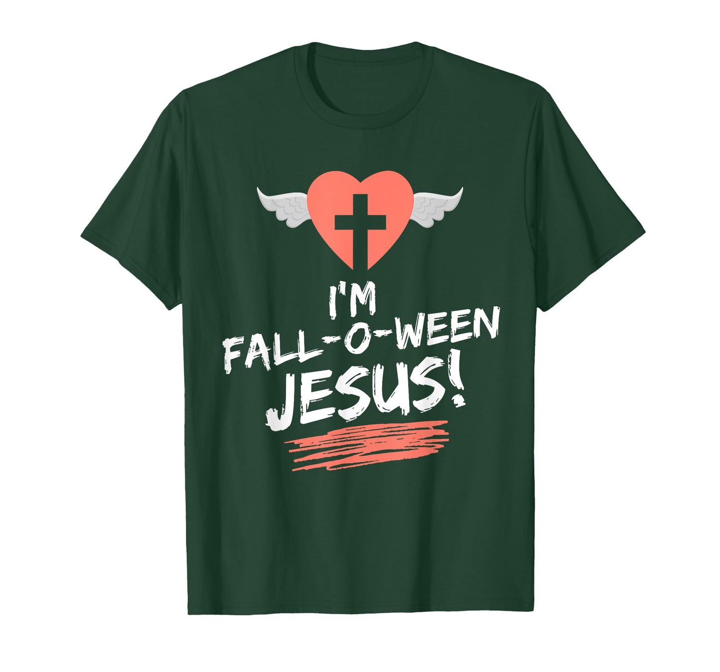 Christian Thanksgiving Halloween I'm Fall-O-Ween Jesus Funny T-Shirt