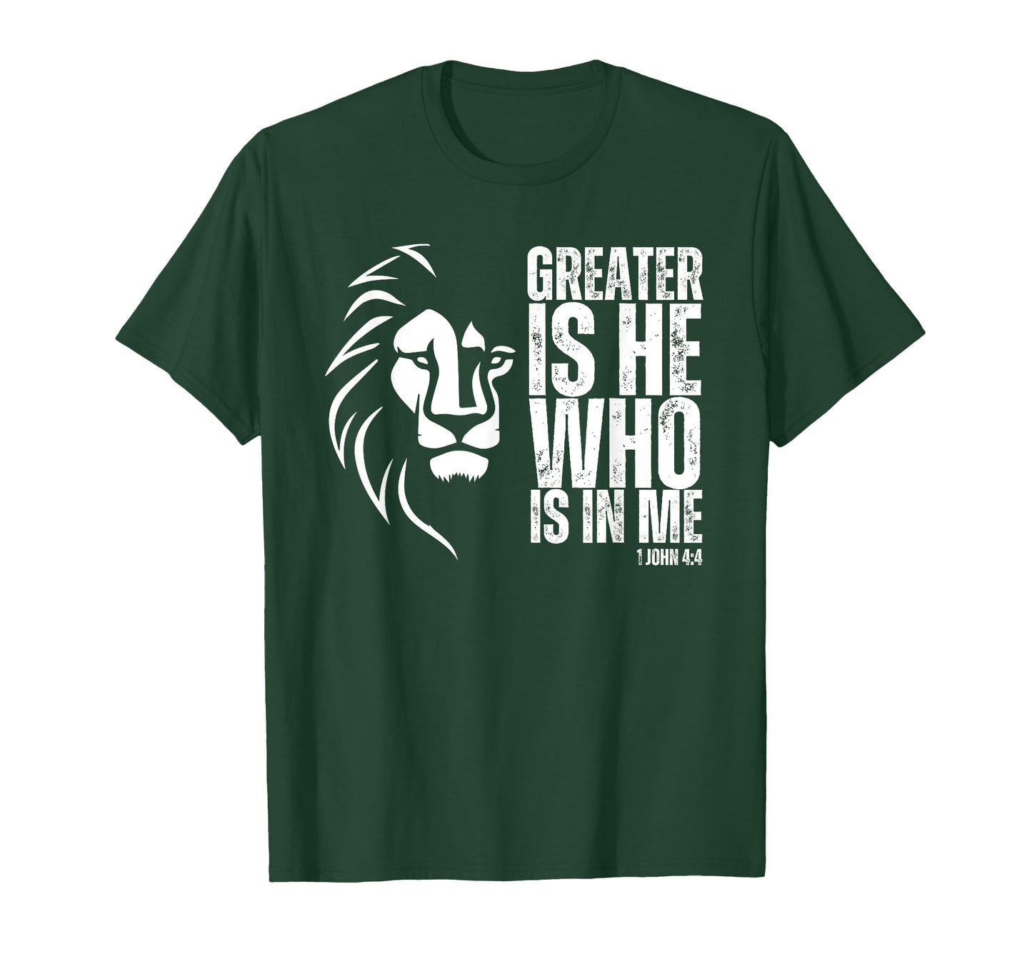 Jesus Saves Lion of Judah Christian Bible Verse T-Shirt, Small
