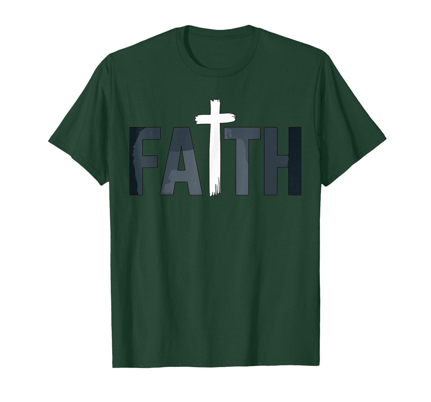 Faith with Cross Christian Religious T-Shirt