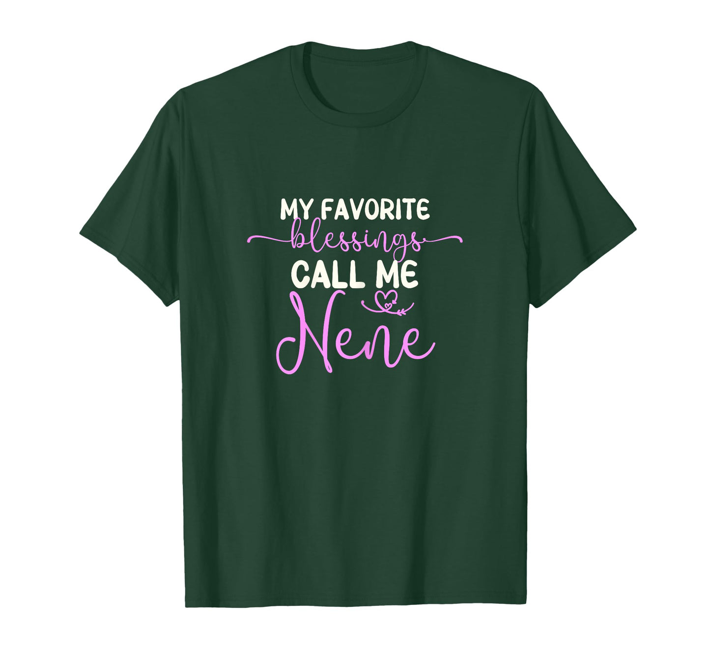 My Favorite Blessings Call Me Nene Grandma Mother's Day T-Shirt