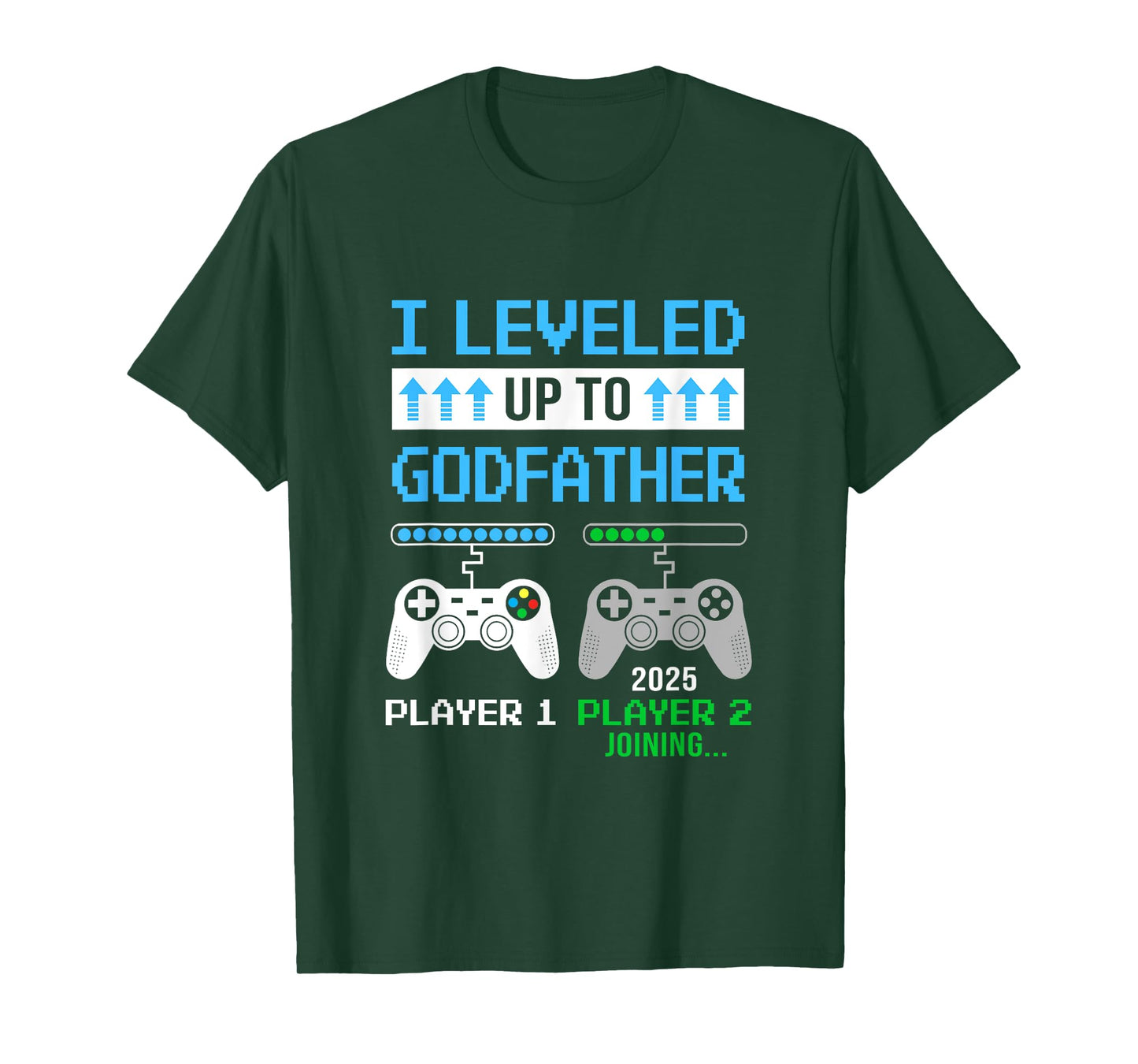 Leveled Up To Godfather 2025 Funny Video Game Soon To Be T-Shirt