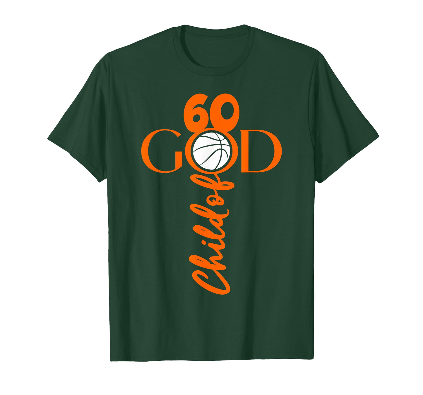 JESUS 60 YEARS CHILD OF GOD BASKETBALL 60th BIRTHDAY T-Shirt