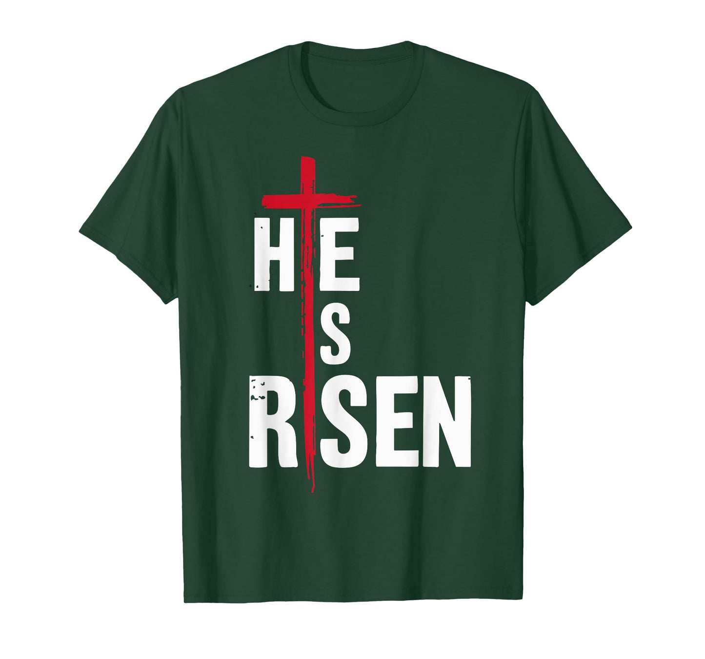He is risen cross jesus for christian easter day T-Shirt