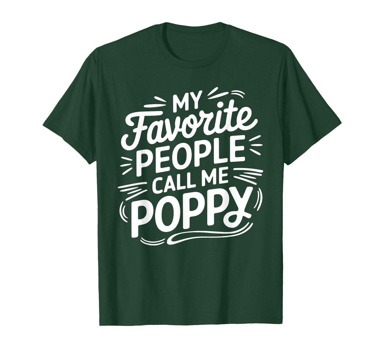 Poppy Design For Grandpa From Grandkids Father's Day Poppy T-Shirt