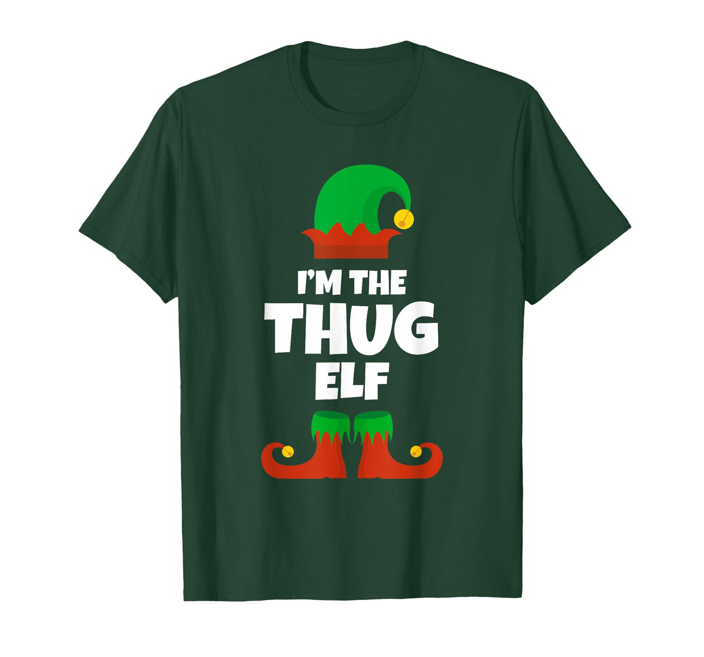 I'm The Thug Elf Family Pajama Christmas Funny T-Shirt