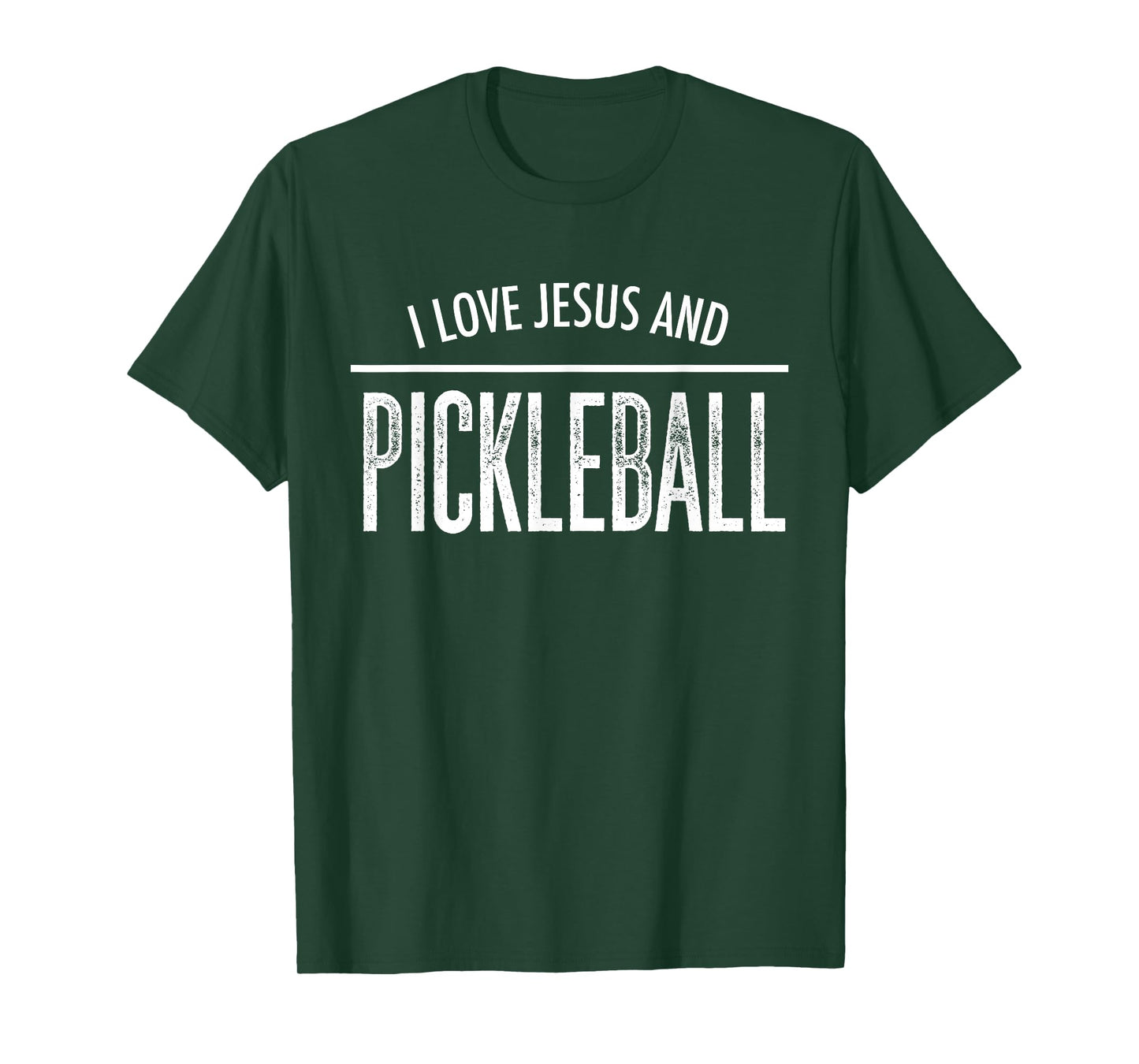I Love Jesus and Pickleball Christian Sports T-Shirt