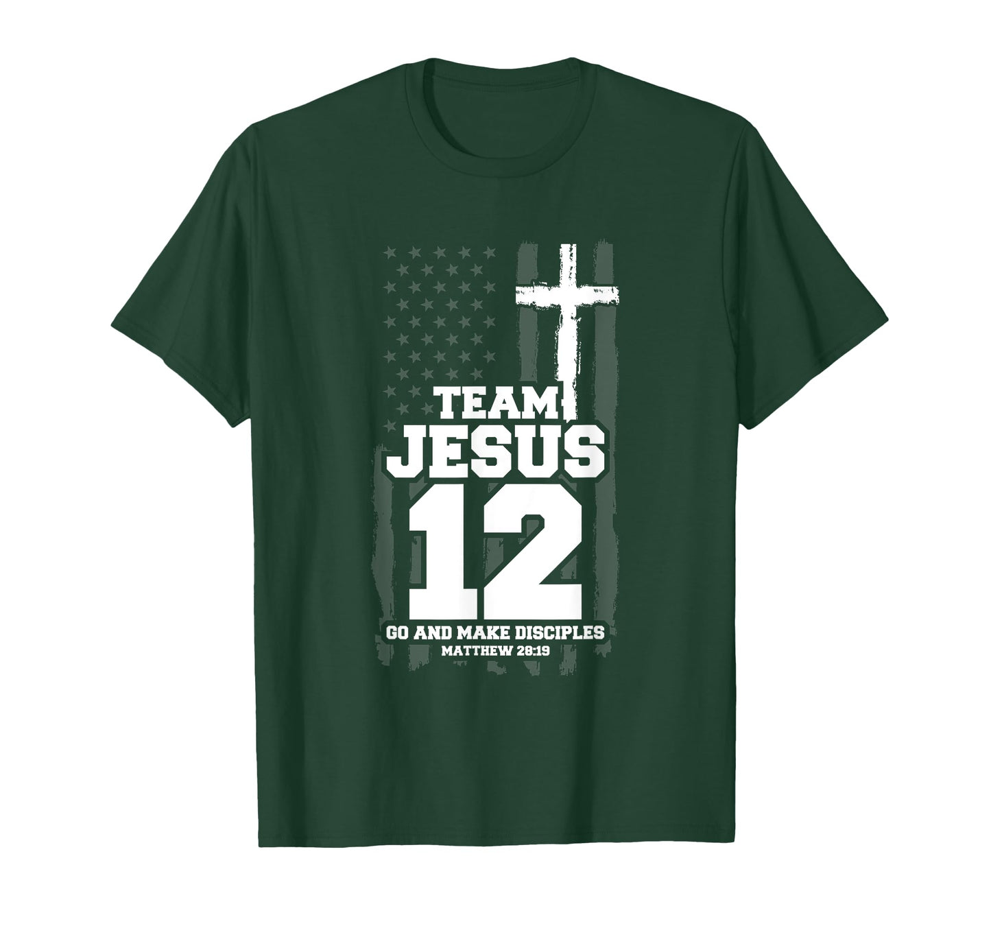 Jesus Baseball Team Jesus Christian Matthew 28:19 Verse T-Shirt
