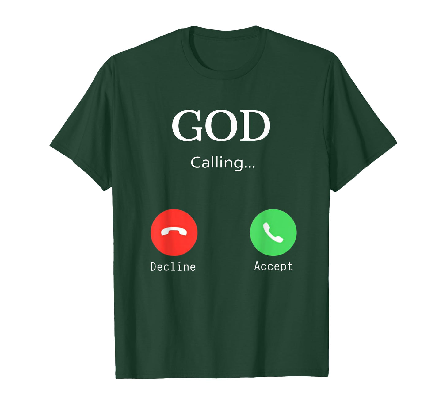 God is Calling Christians Funny Jesus Christ Phone T-Shirt