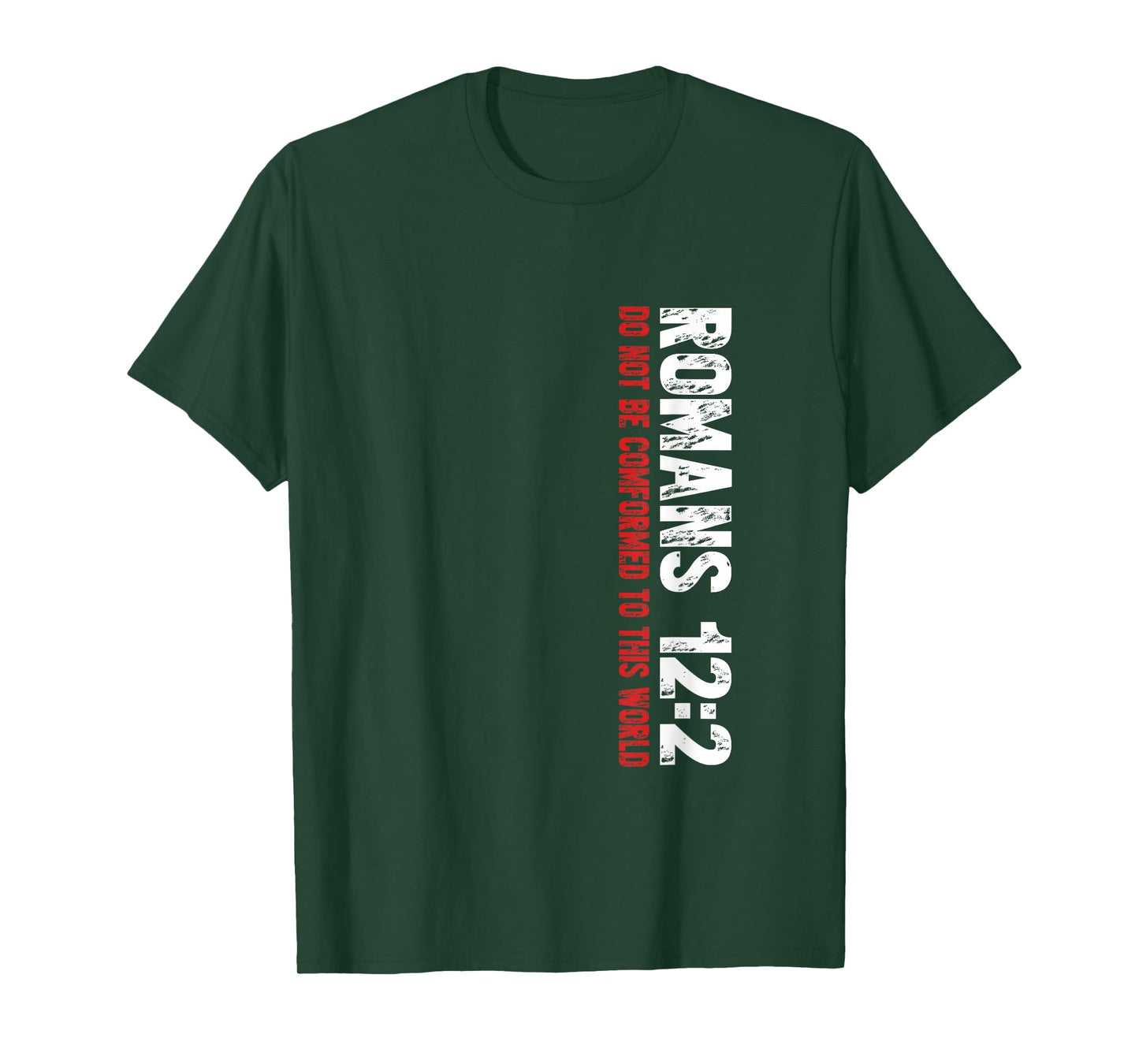 Romans 12:2 Christian Bible Verse Design T-Shirt