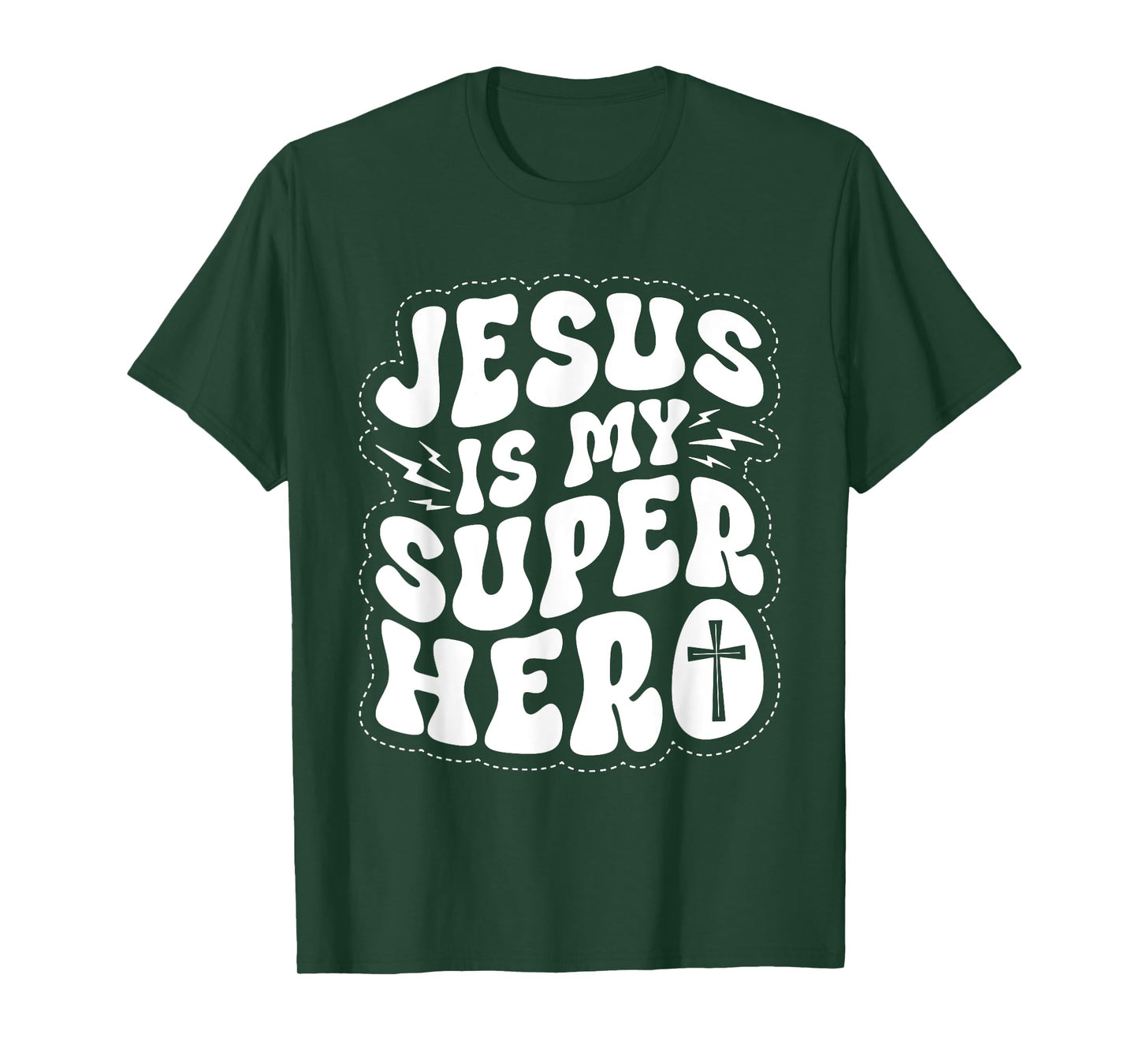 Jesus is My Superhero - Christian Religious T-Shirt