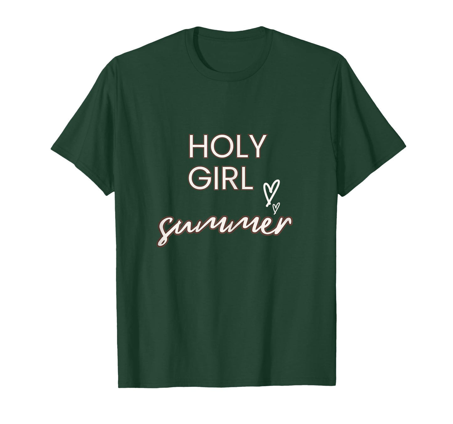 Fun Holy Girl Summer- For Christian Faith Blessed Beyond T-Shirt