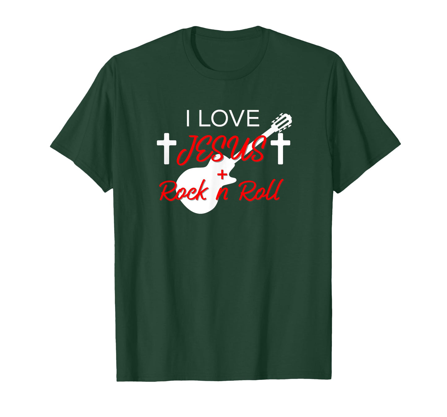 I Love Jesus and Rock n Roll T-Shirt