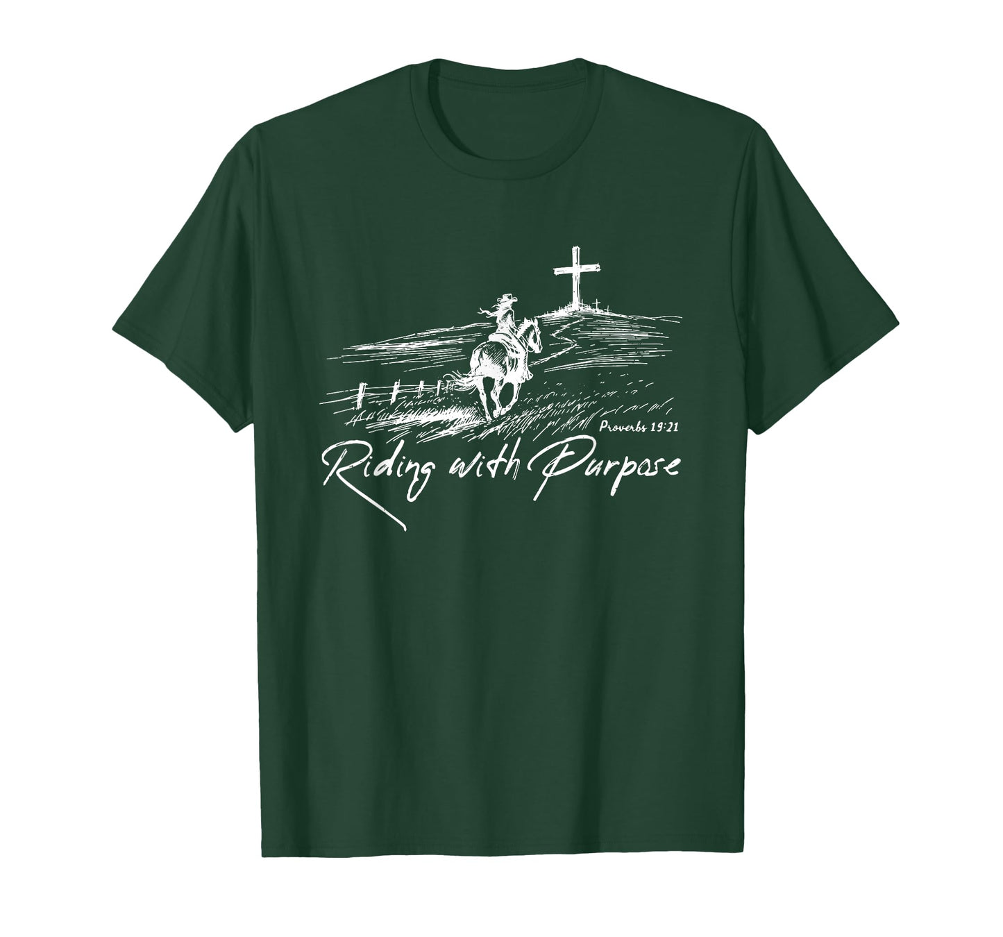 Riding with Purpose Western Cowgirl Faith T-Shirt