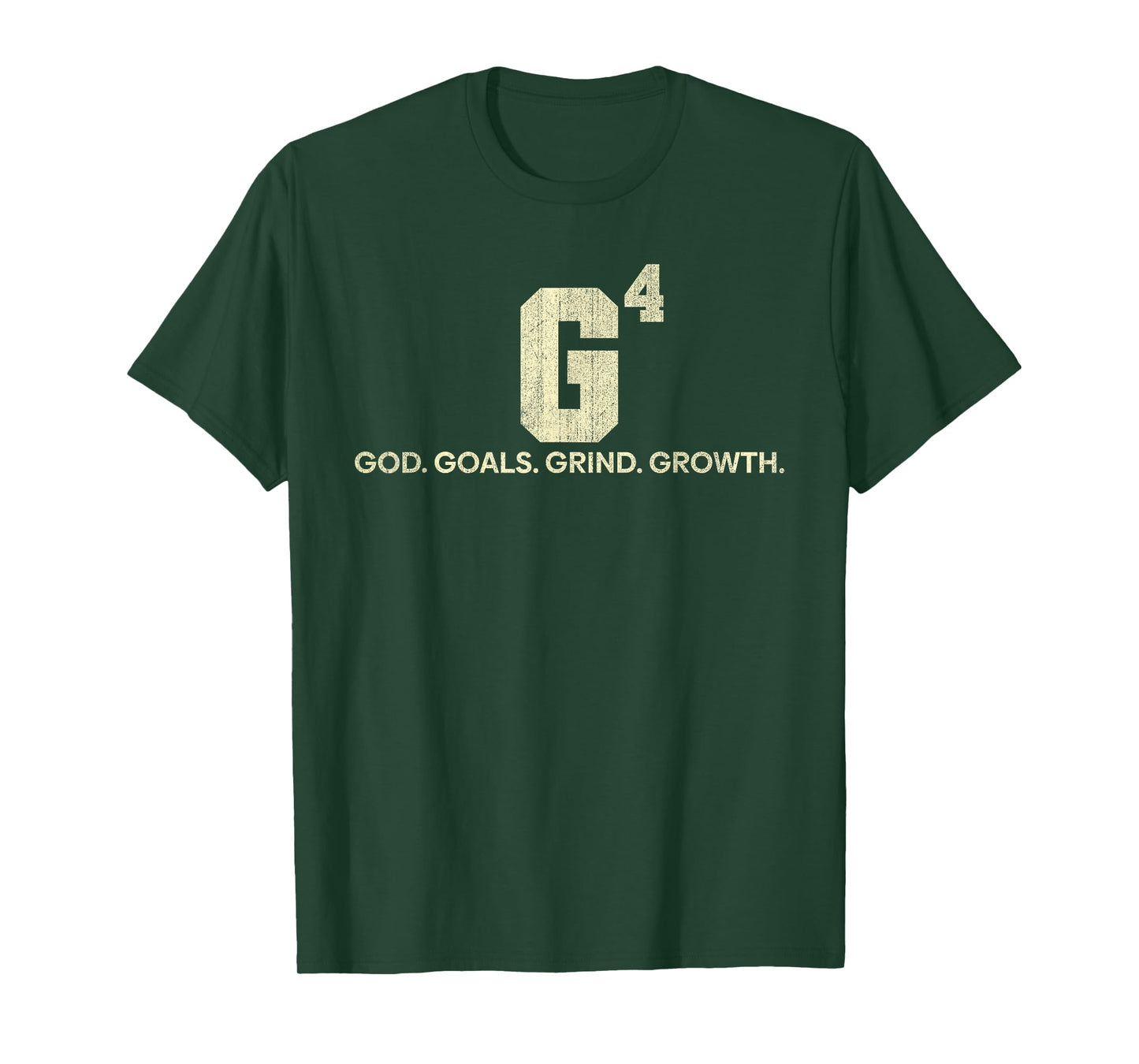 G4 God Goals Grind Growth Funny Christian T-Shirt