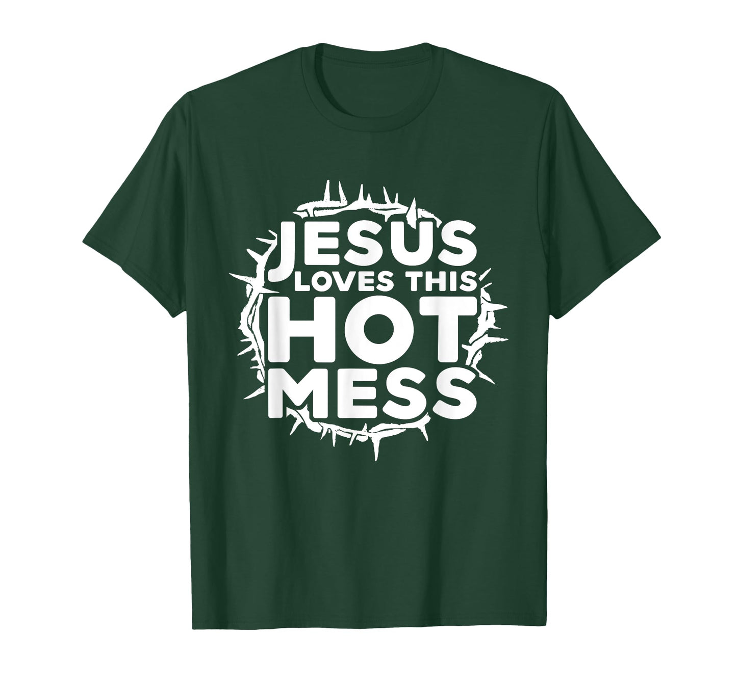 Jesus Love This Hot Mess T-shirt - Funny Christian Shirt T-Shirt