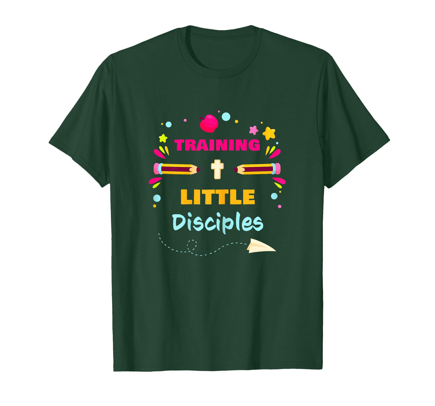 Sunday School Christian Teacher – Training Little Disciples T-Shirt for Women