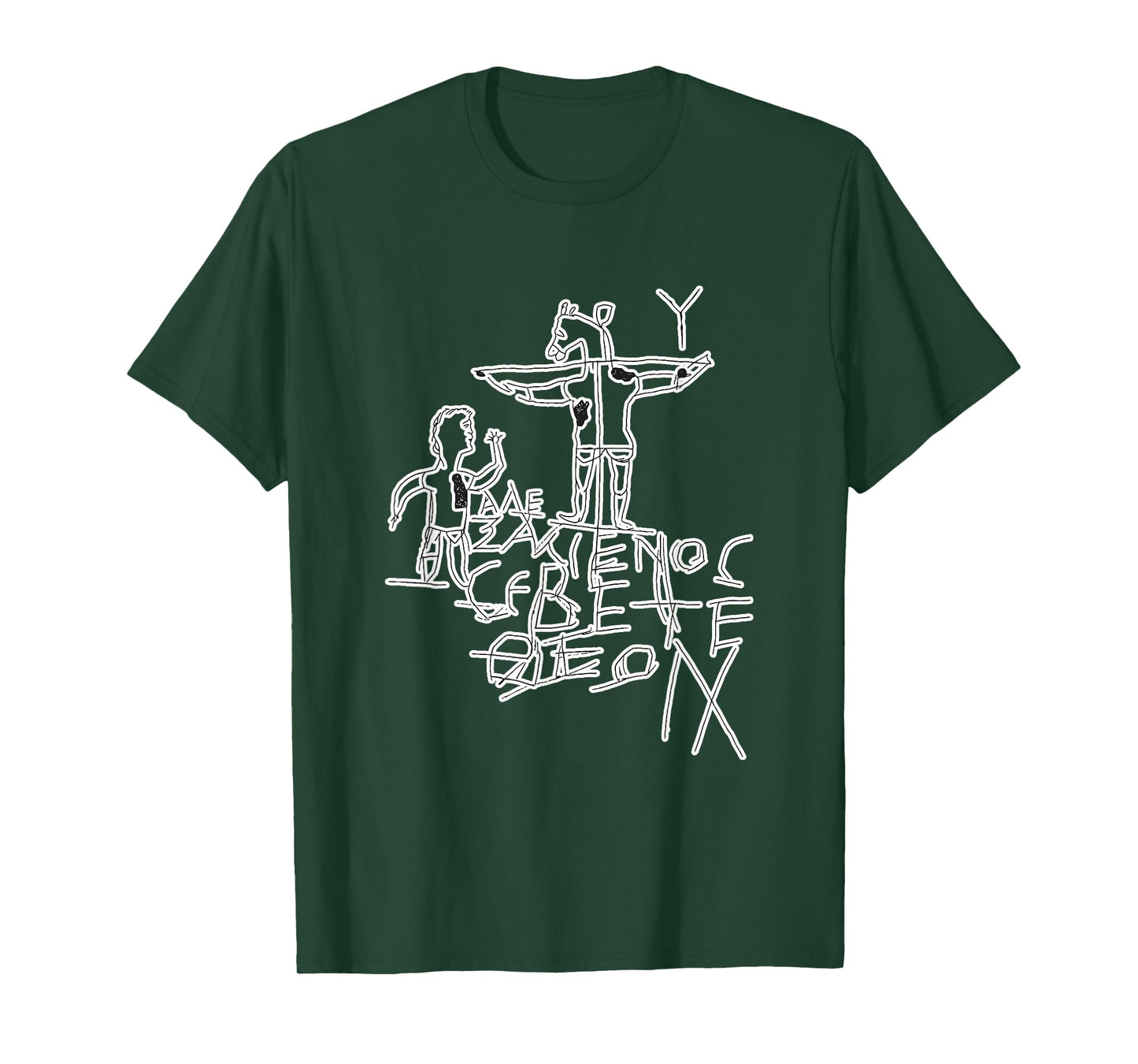 Alexamenos Graffiti - Graffito - Roman - Jesus - Christian T-Shirt