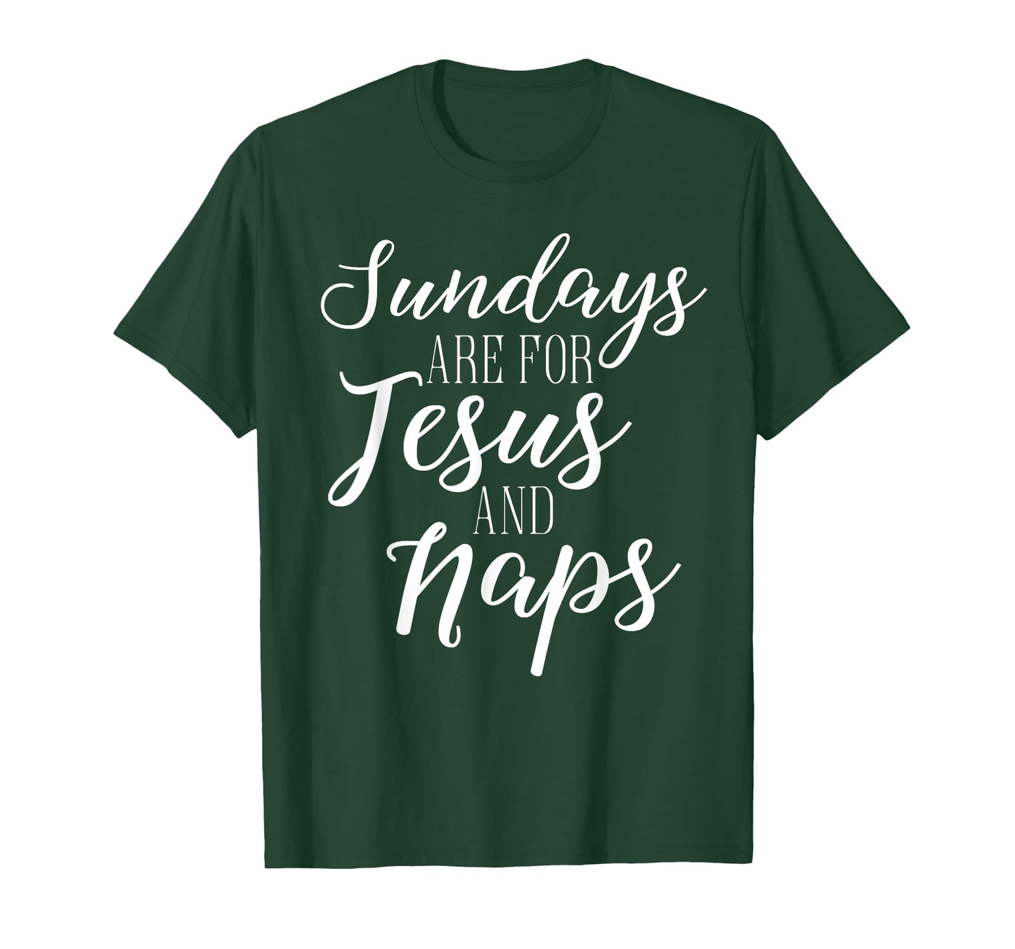 Sundays are for Jesus and Naps Shirt Cute Fall Tee T-Shirt