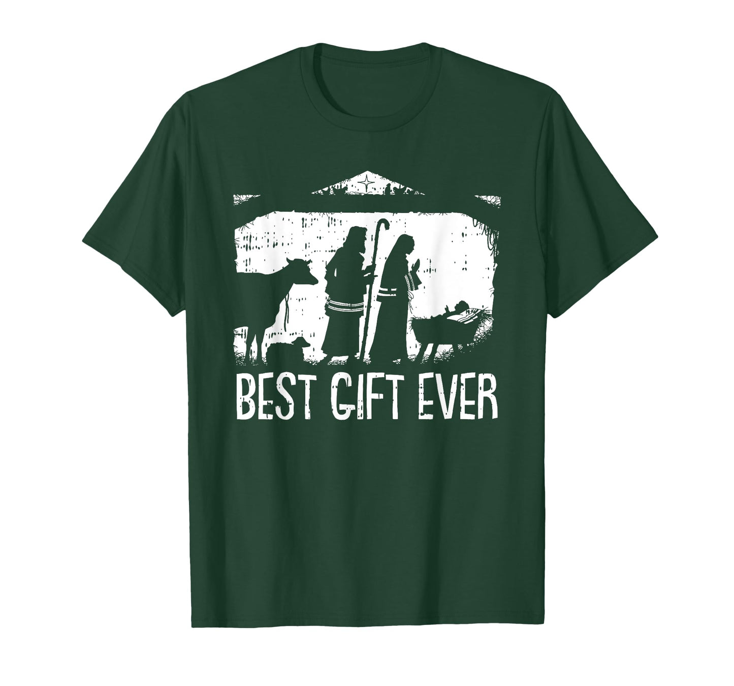 Best Ever Christmas Cool Jesus Nativity Scene Christian T-Shirt