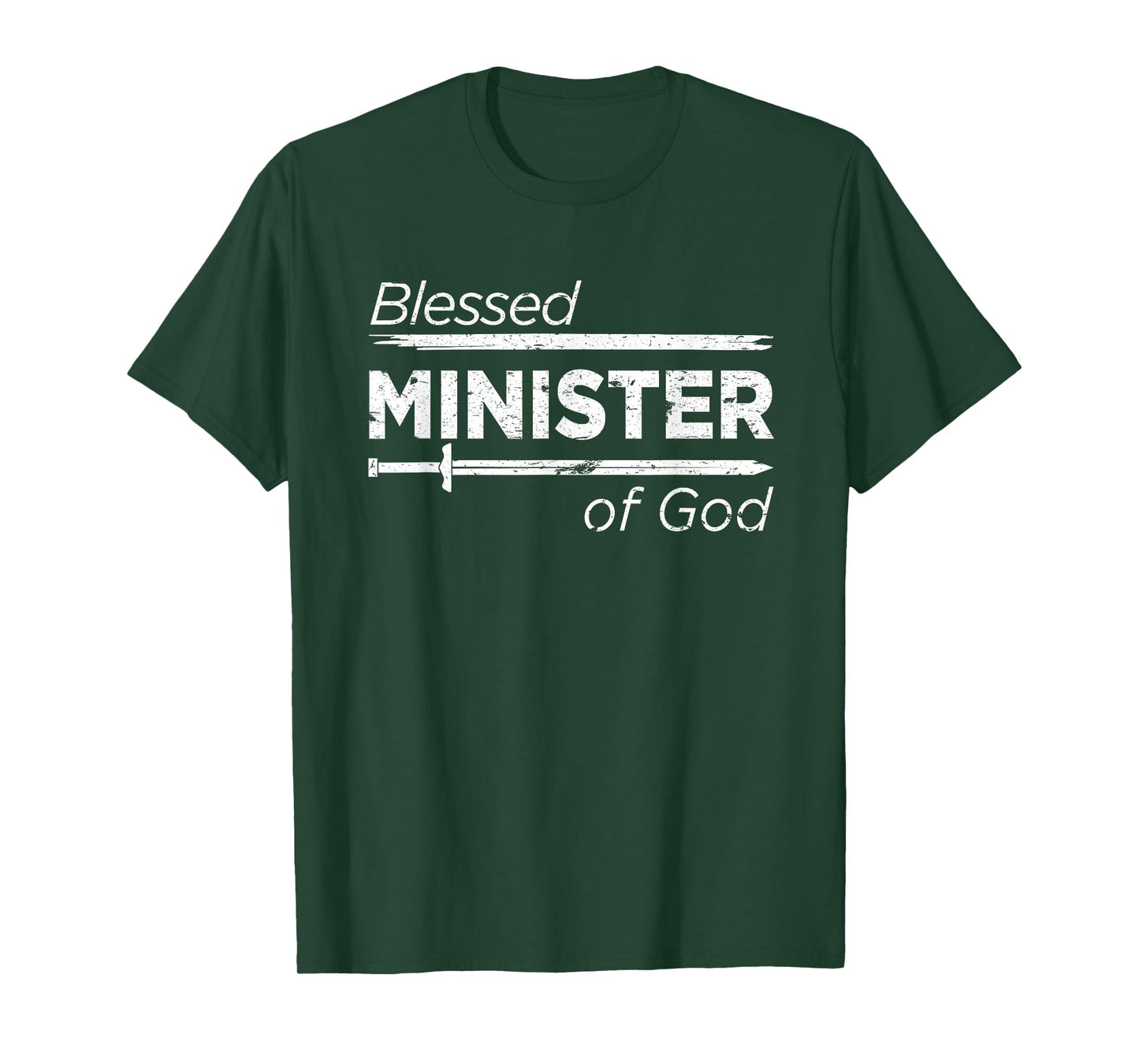 Blessed Minister of God Shirt Christian Gifts for Men Pastor T-Shirt