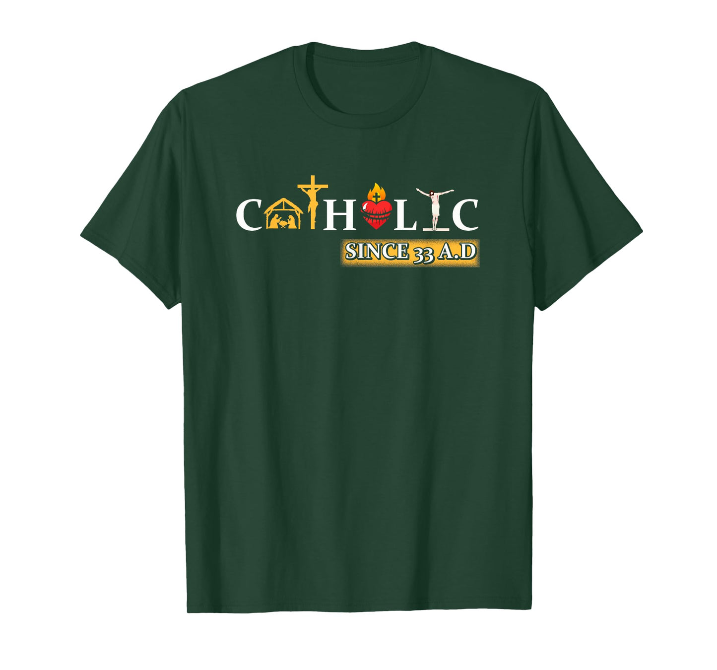 Catholic Shirt - 33 AD - Nativity tshirt