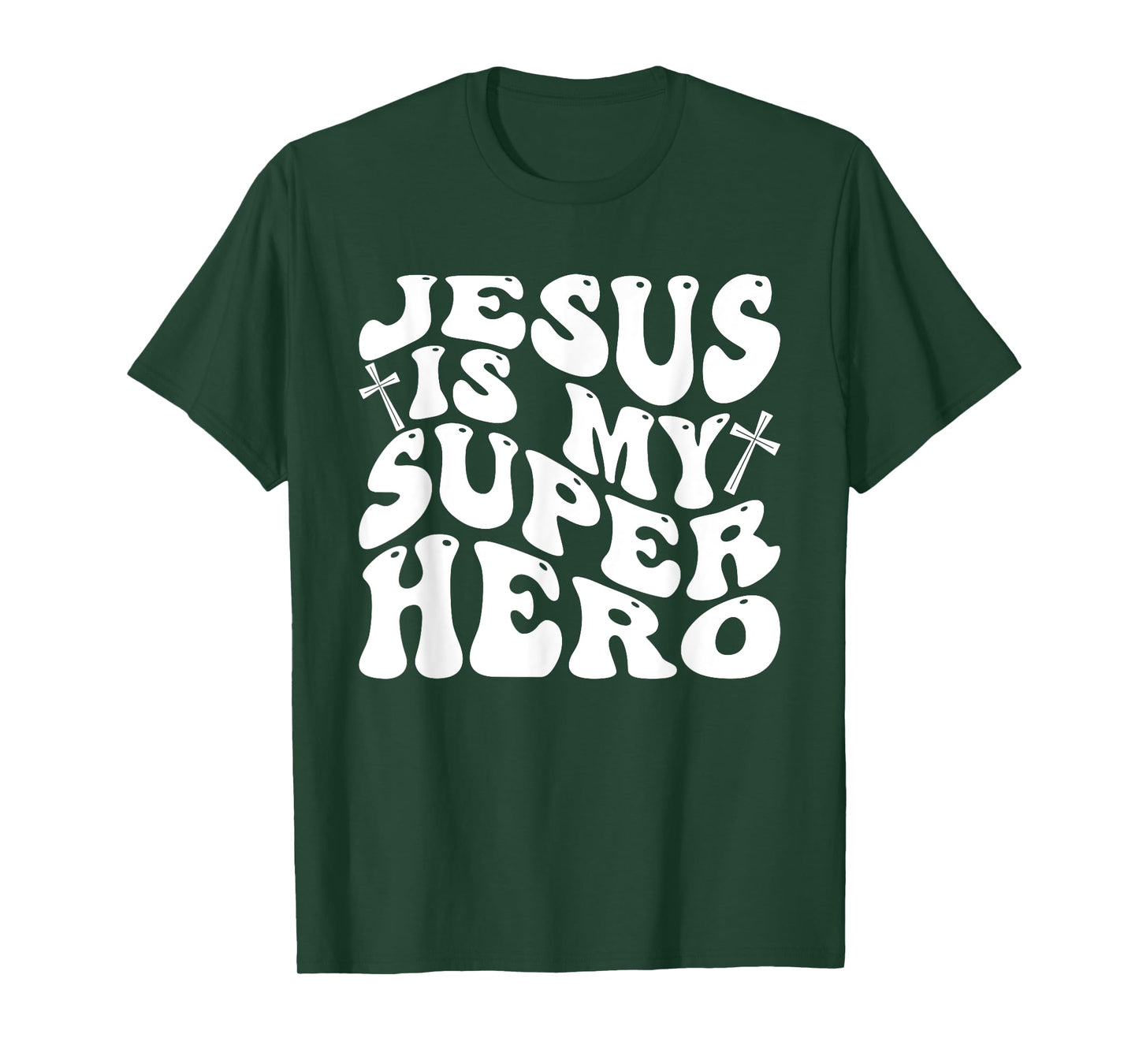 Jesus is My Superhero - Christian Religious T-Shirt