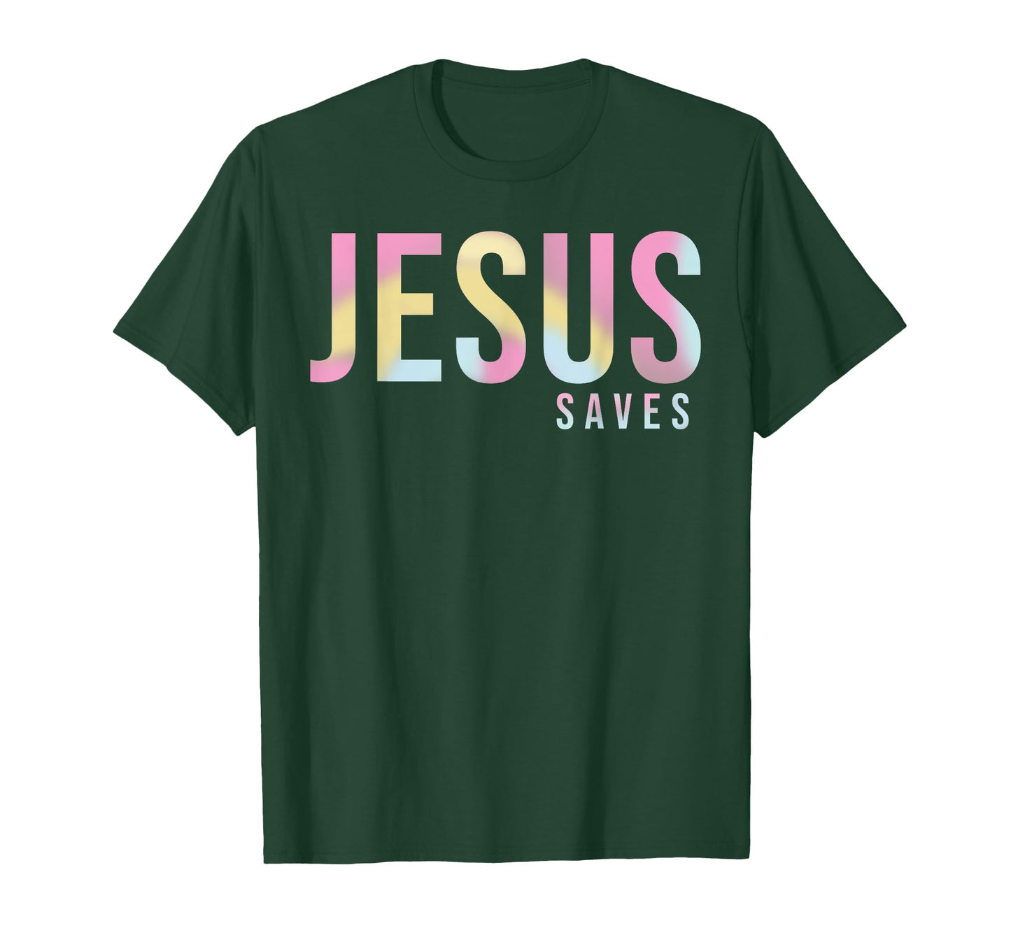 Jesus Saves Christian Cross Faith Bible Religious Pray Verse T-Shirt