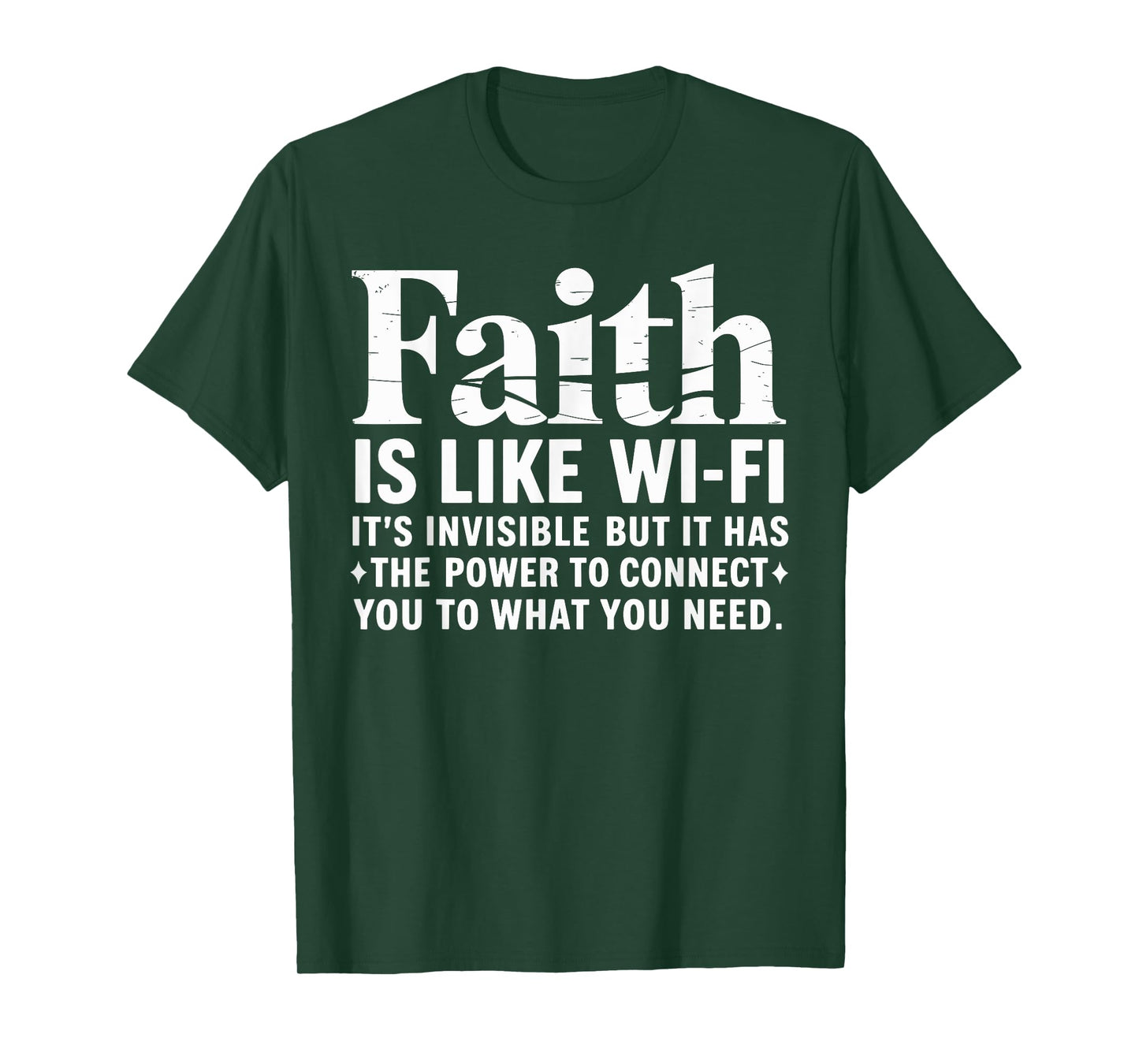 Faith Is Like Wifi God, Jesus Religious Christian Believer T-Shirt