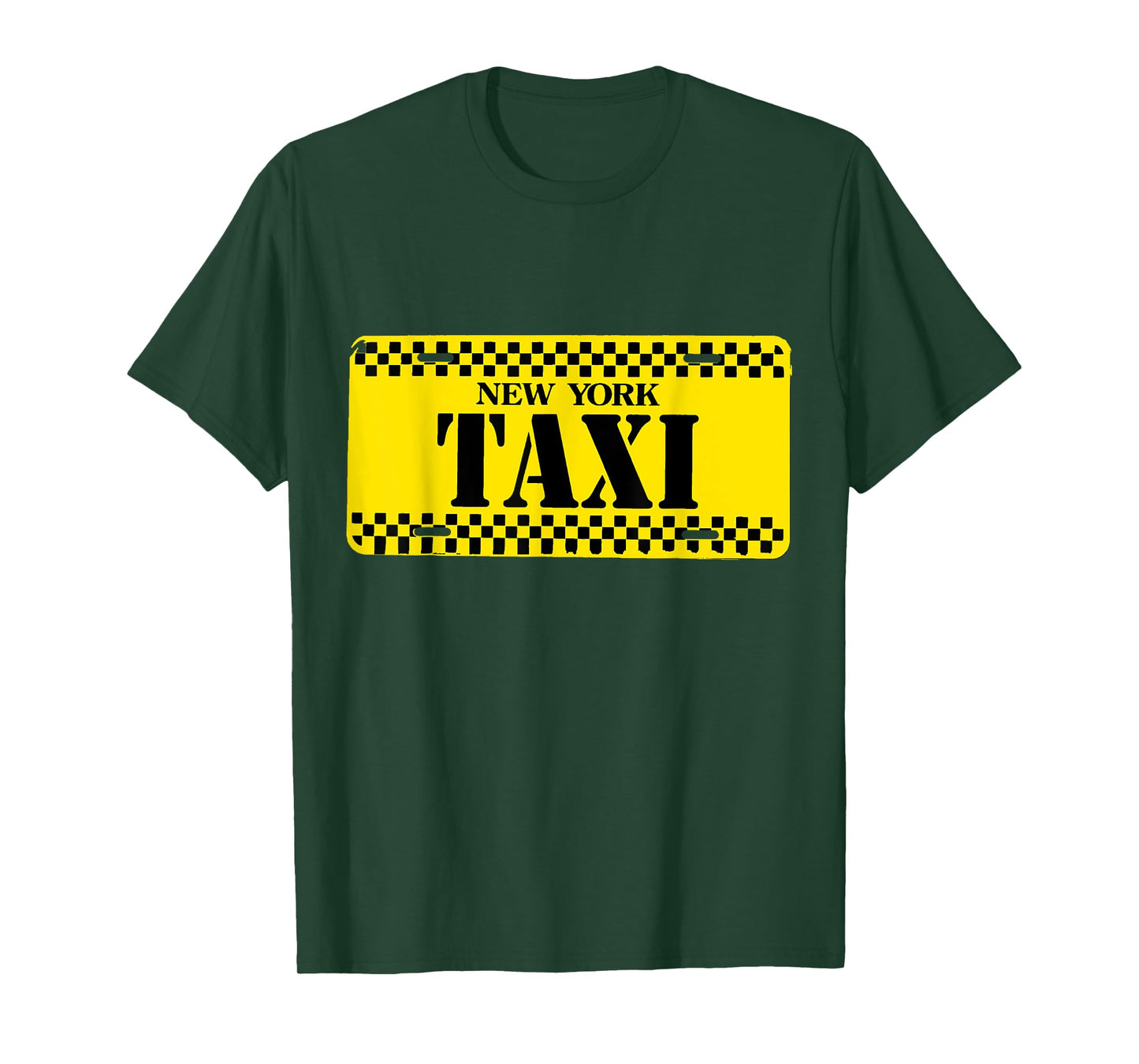 nyc taxi Costume Halloween yellow plate T-Shirt
