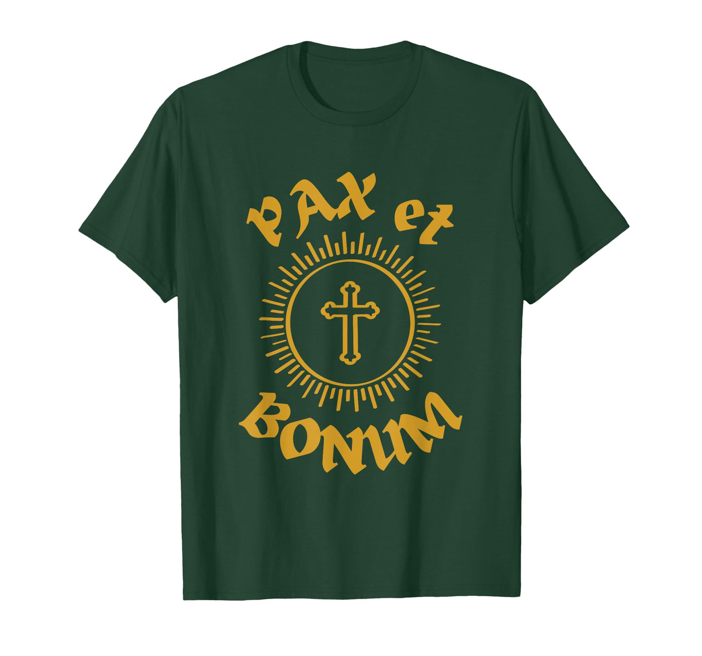 Pax et Bonum. Saint Francis Christian message gift T-Shirt