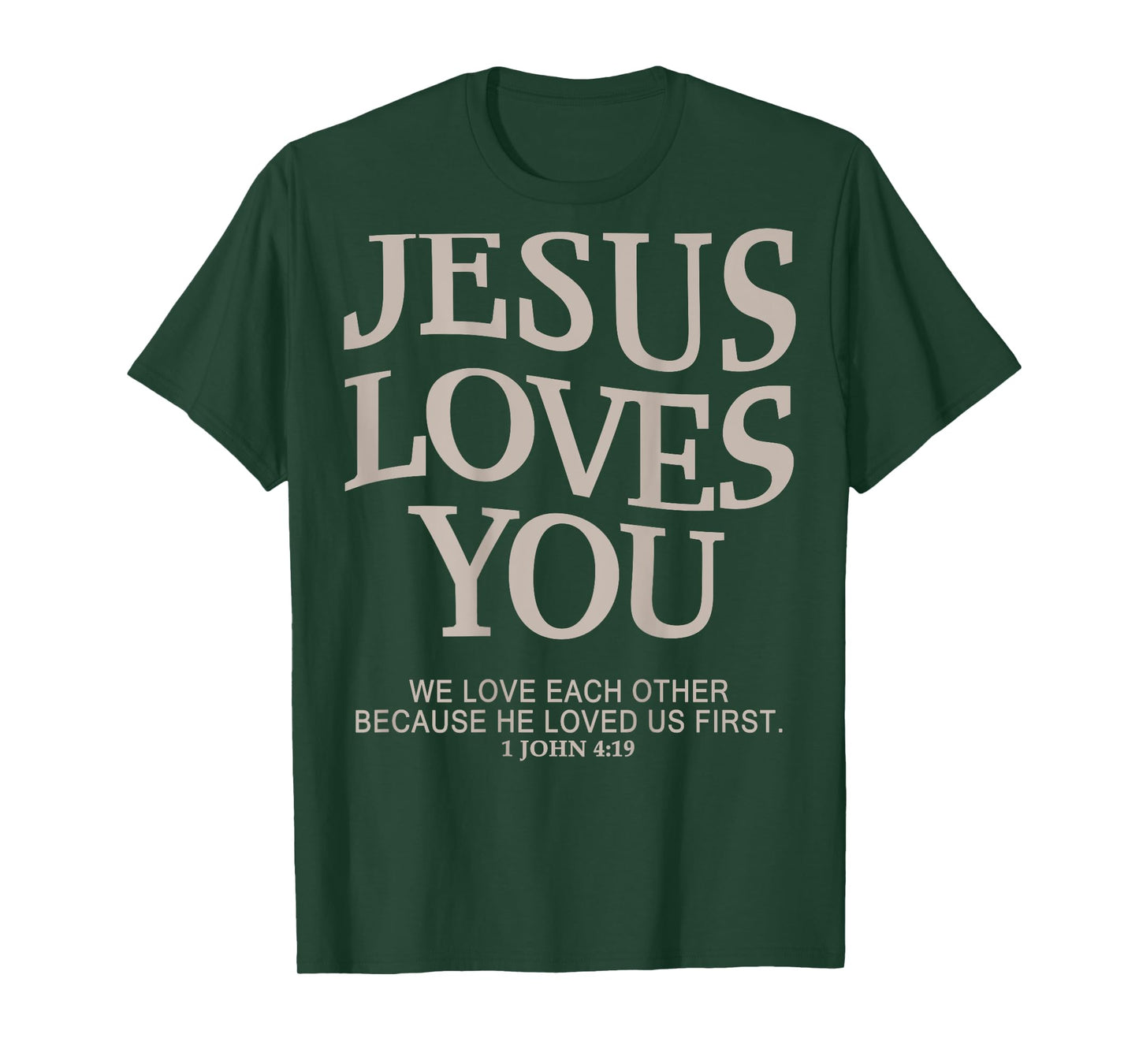 Jesus Loves You Christian Graphic Tees T-Shirt