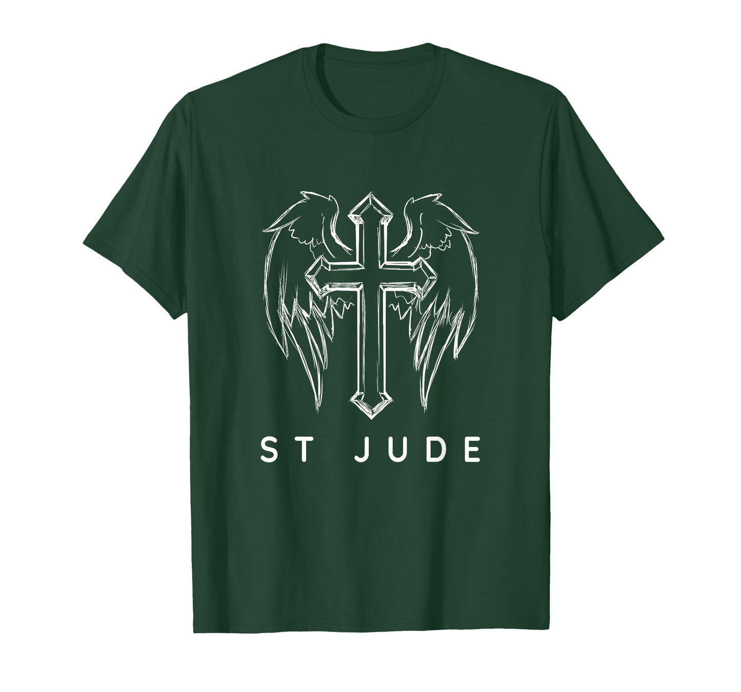 Saint Jude the Apostle. Traditional Catholic Prayer Angel T-Shirt