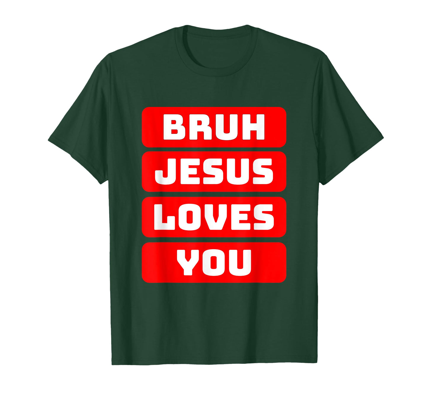 Popular Funny Christian Bruh Loves You Modern Jesus Meme T-Shirt