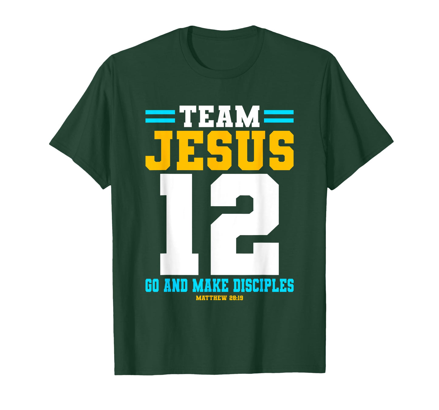Jesus Baseball Team Jesus Christian Matthew 28:19 Verse T-Shirt