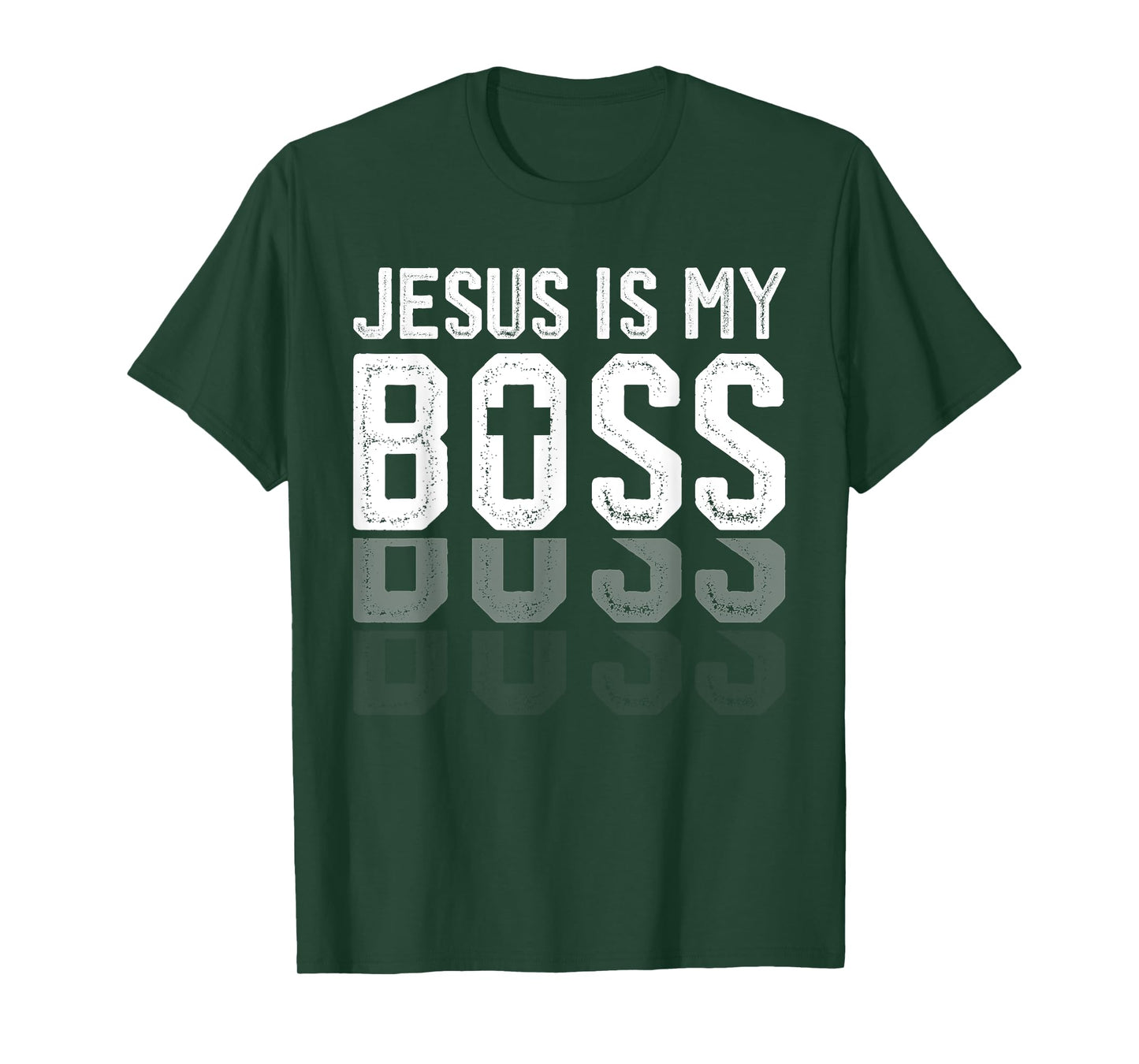 Jesus Is My Boss Christian God Jesus Faith Confidence T-Shirt