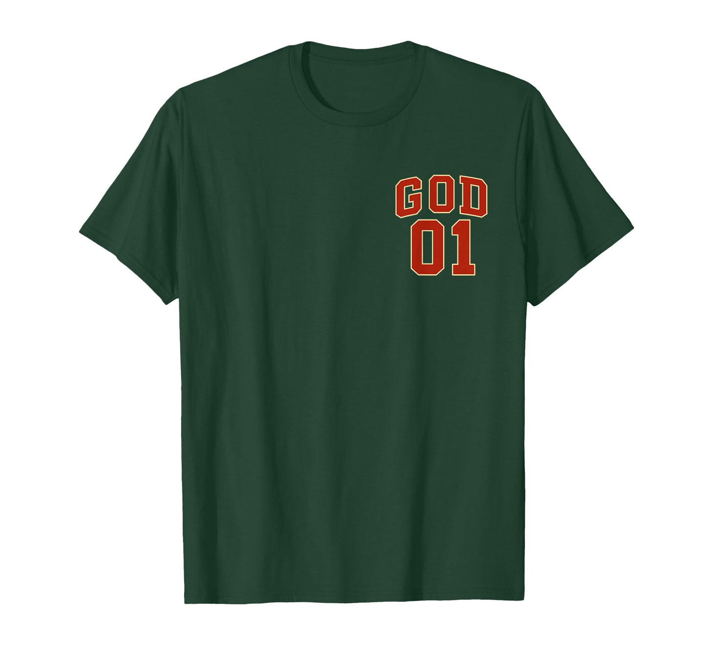 Subtle God is #1 First Sports Jersey Style Christian Faith T-Shirt