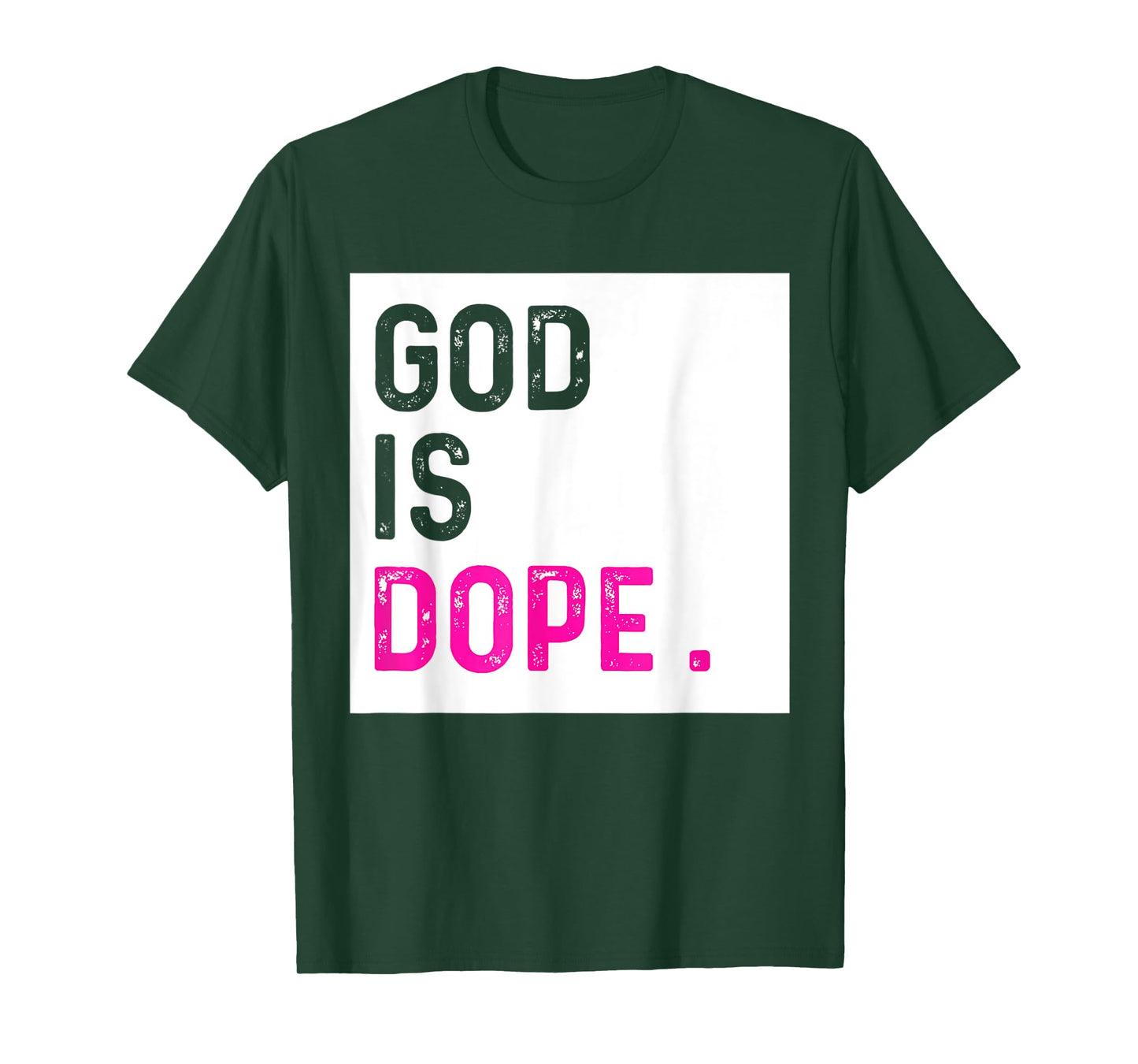 God is Dope PURPLE Funny Christian Faith Believe Gift T-Shirt