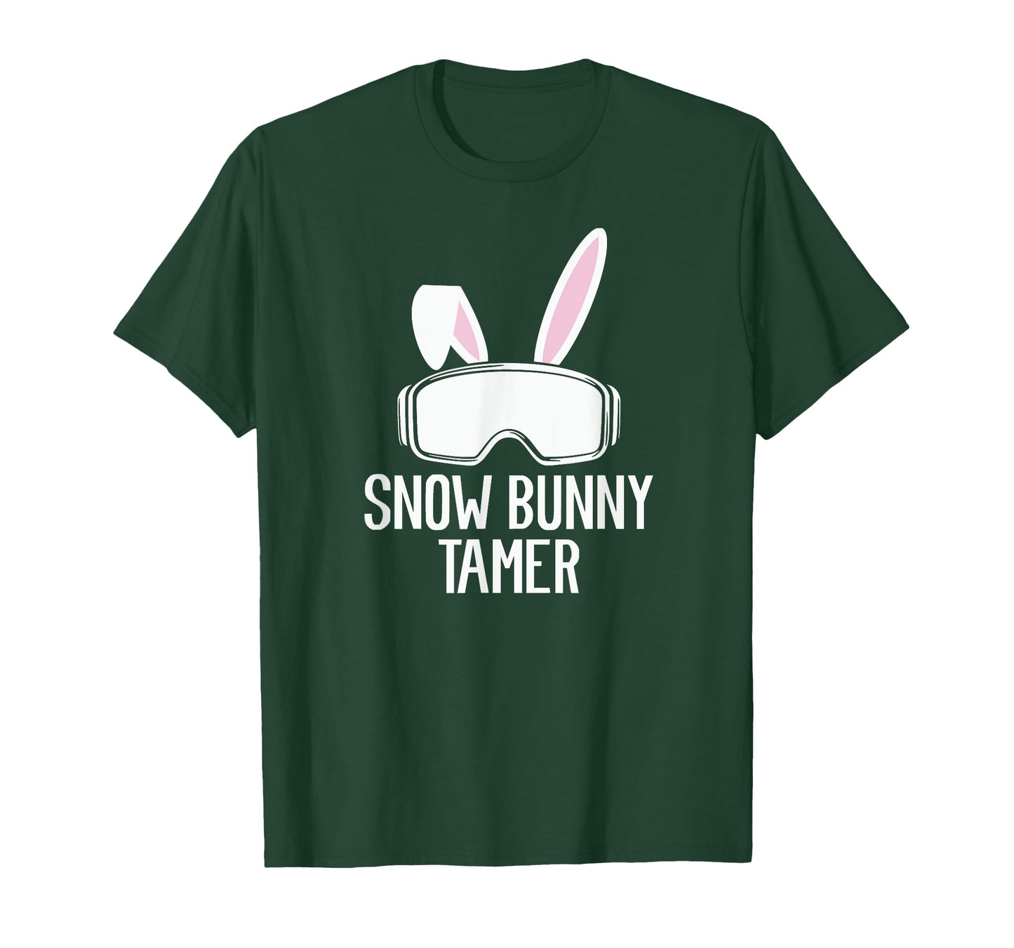 Snow Bunny Tamer Ski Funny Apres Party Skiing Skier T-Shirt