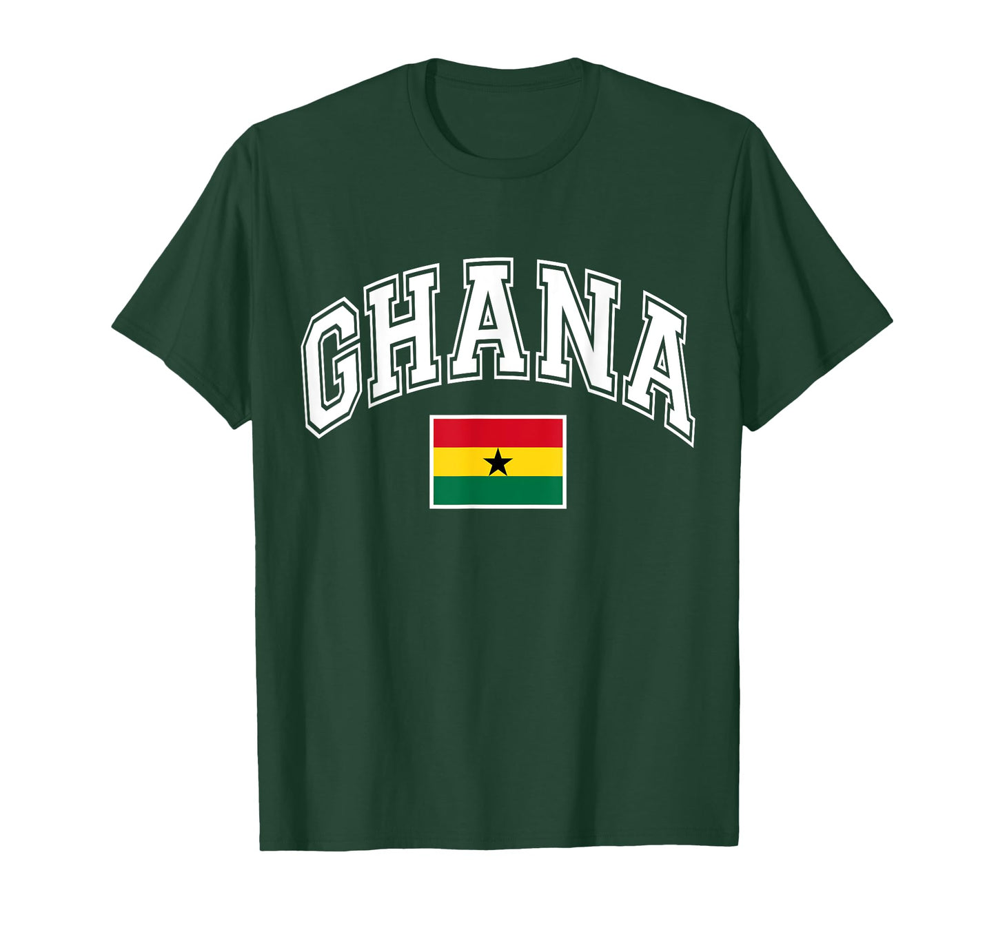 Ghana Ghanese Flag Africa Graphic T-Shirt