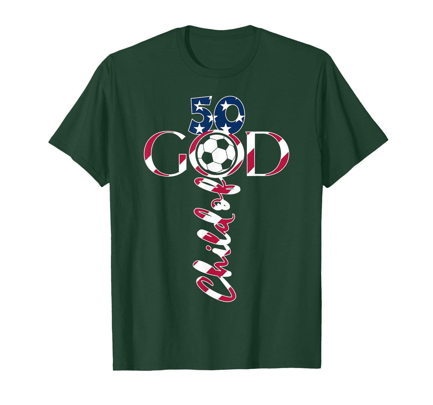 JESUS 50 YEARS CHILD OF GOD SOCCER 50TH BIRTHDAY T-Shirt