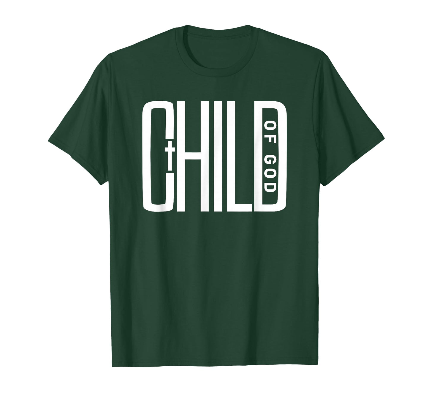 Child of God - Christian Faith, Inspirational Cross Graphic T-Shirt