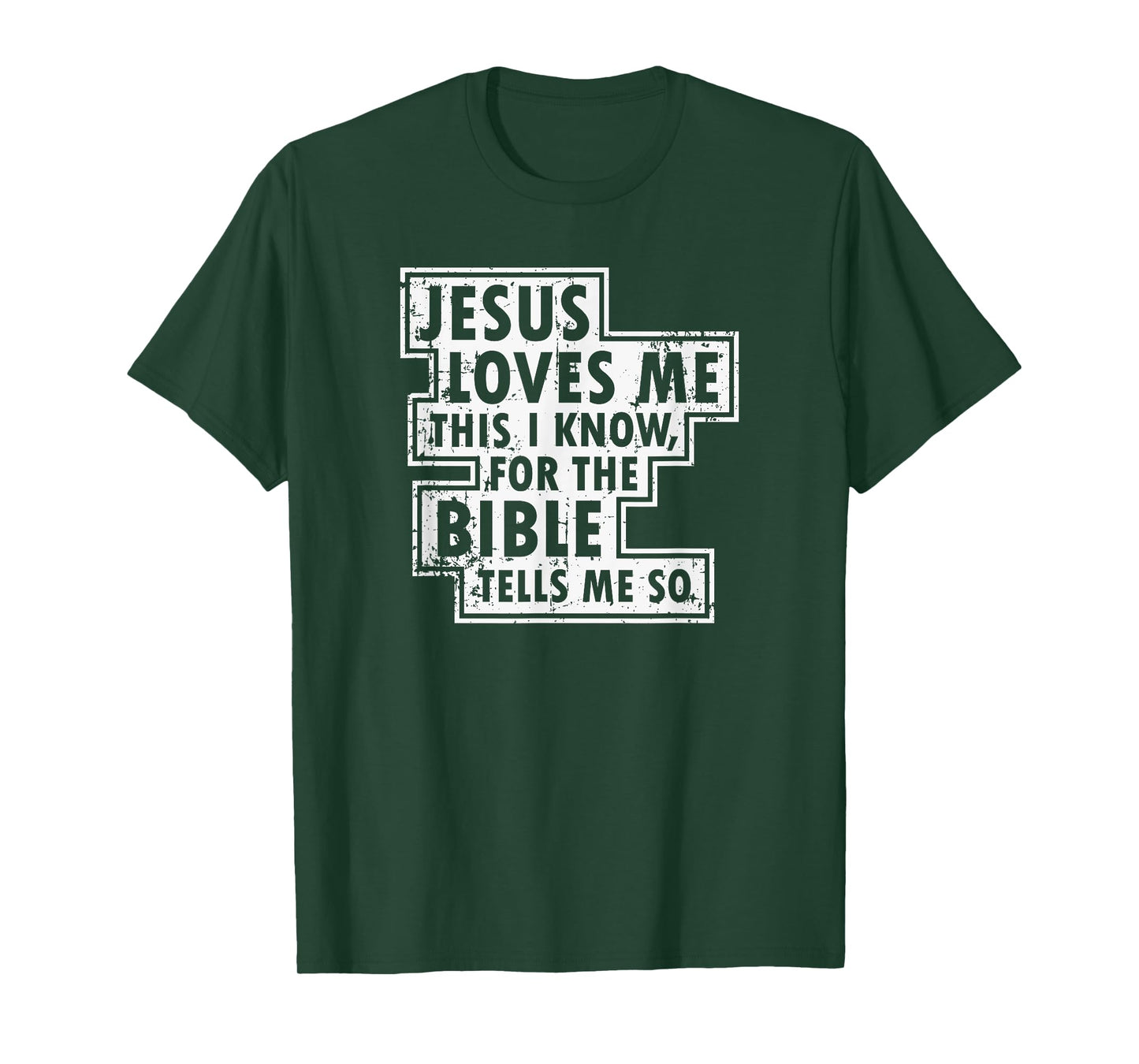 Jesus Loves Me This I Know Christian Faith T Shirt
