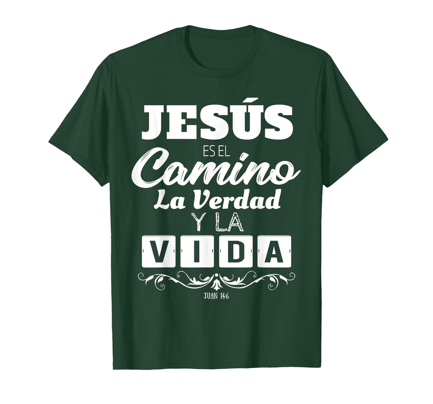 Mensajes Biblicos Espanol para Cristianos Camisetas Spanish T-Shirt