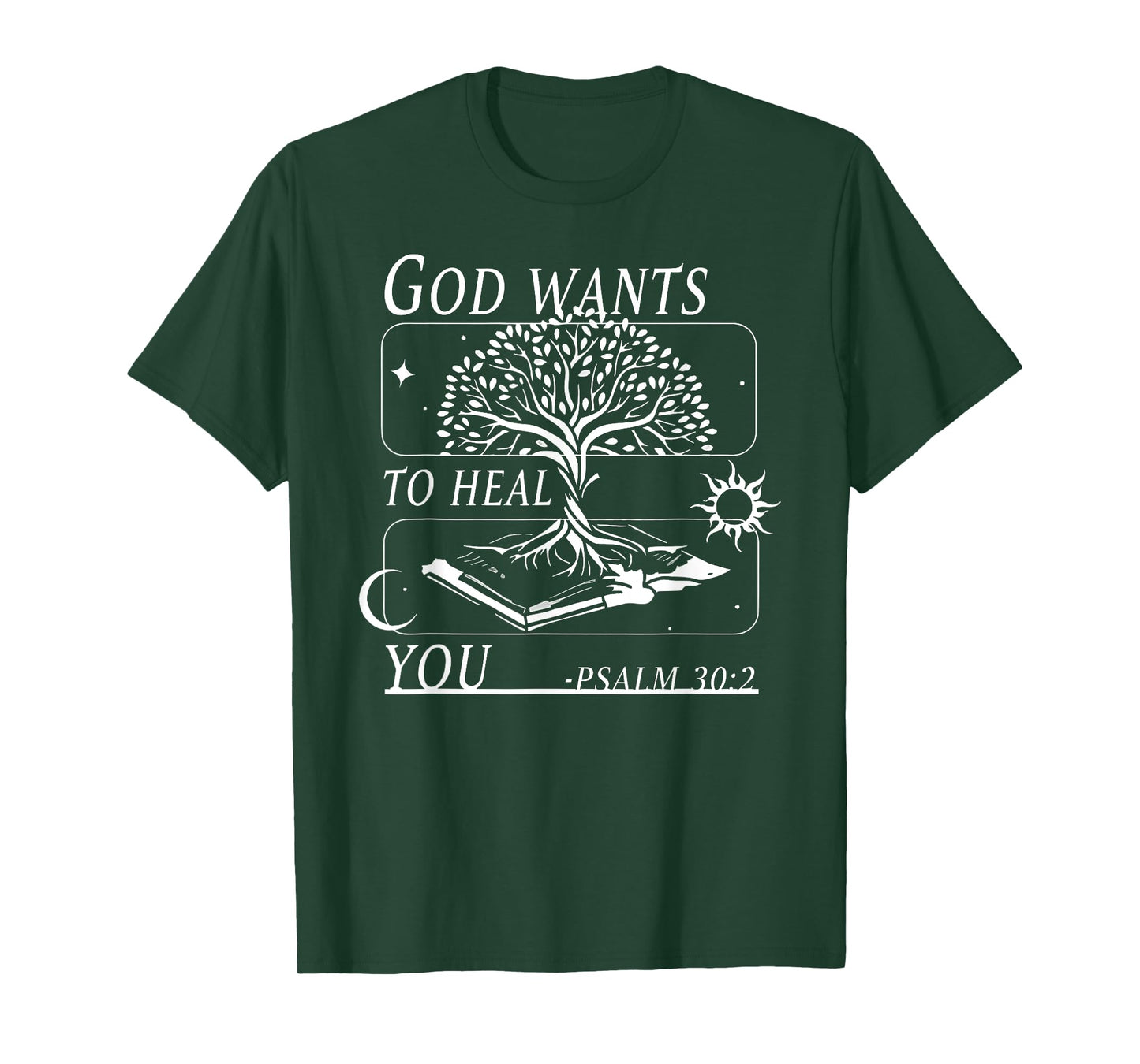 tree of bible life god wants to heal you jesus christian T-Shirt