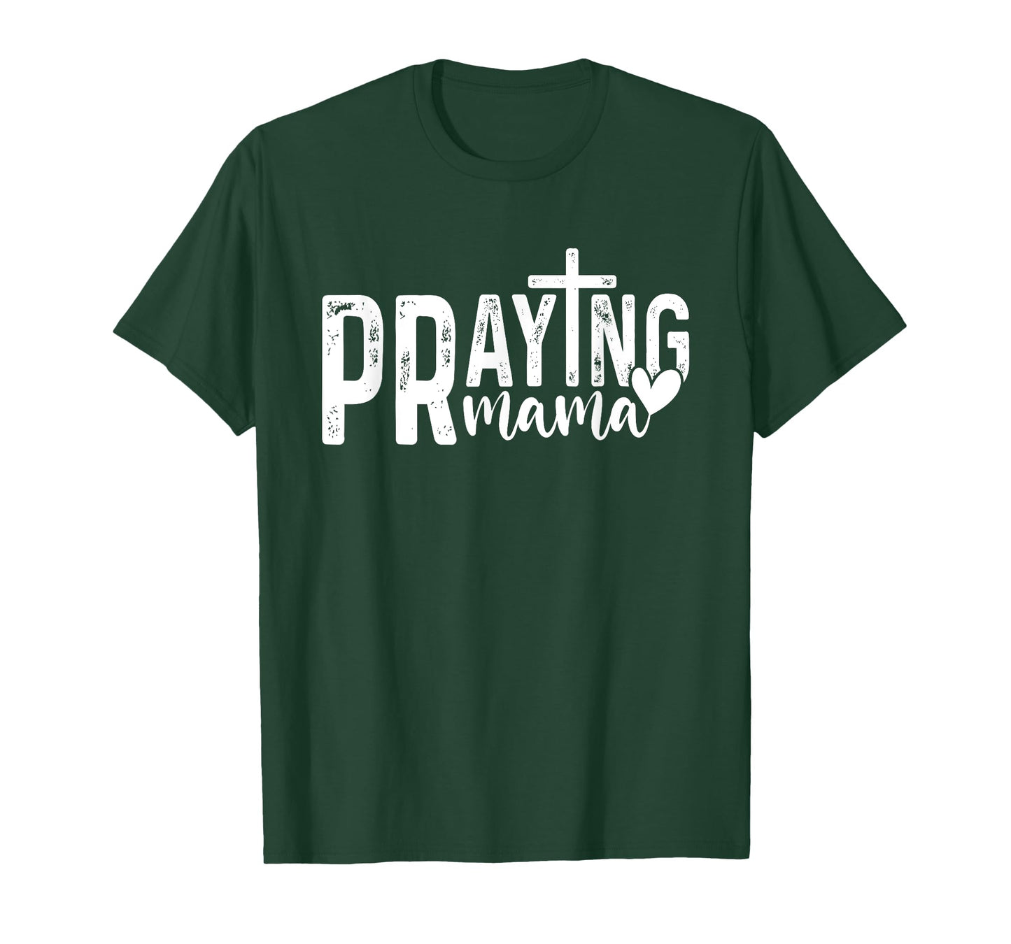 Praying Mama Christian Mom God Faith Jesus Bible T-Shirt