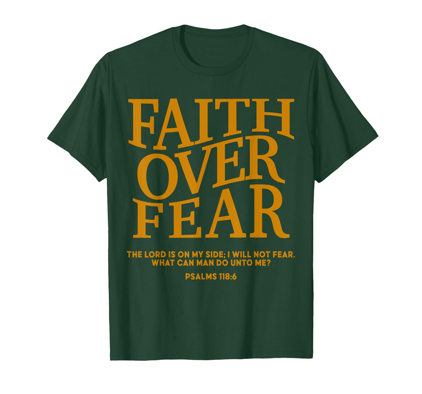 Faith Over Fear Christian Jesus Toddler God Son Sister Boys T-Shirt