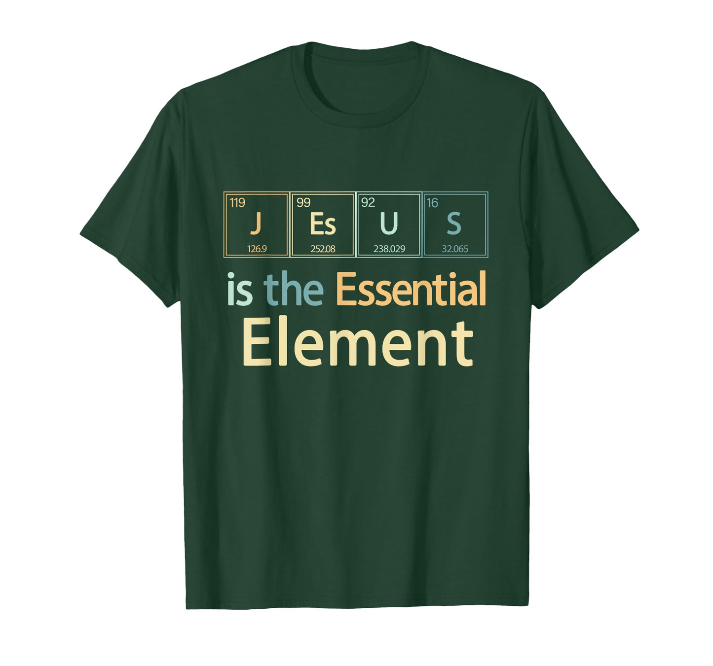 Jesus Essential Element Vintage Believer Faith Christians T-Shirt